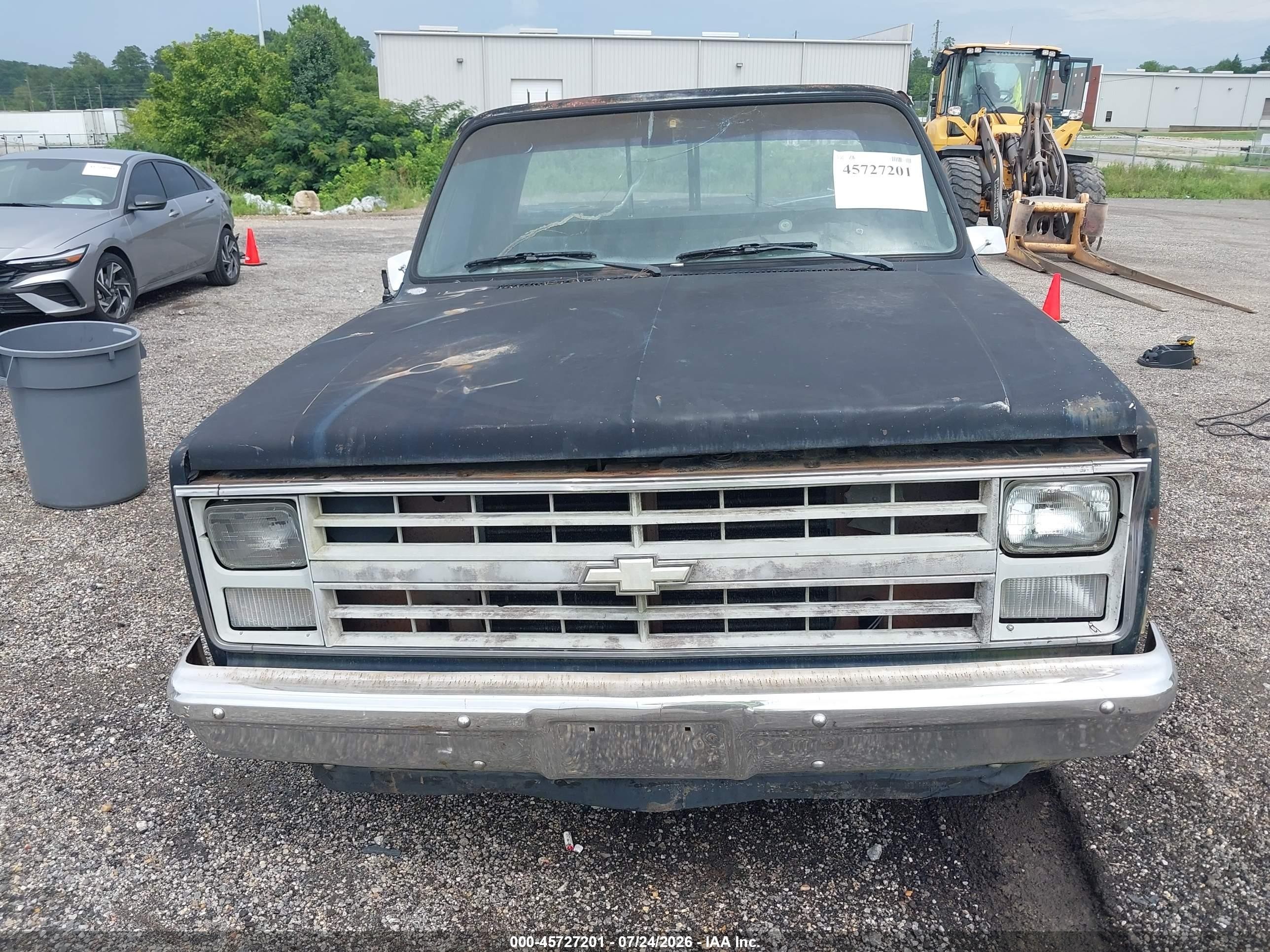 1985 Chevrolet C10   Black vin: 2GCCC14N4F1138265