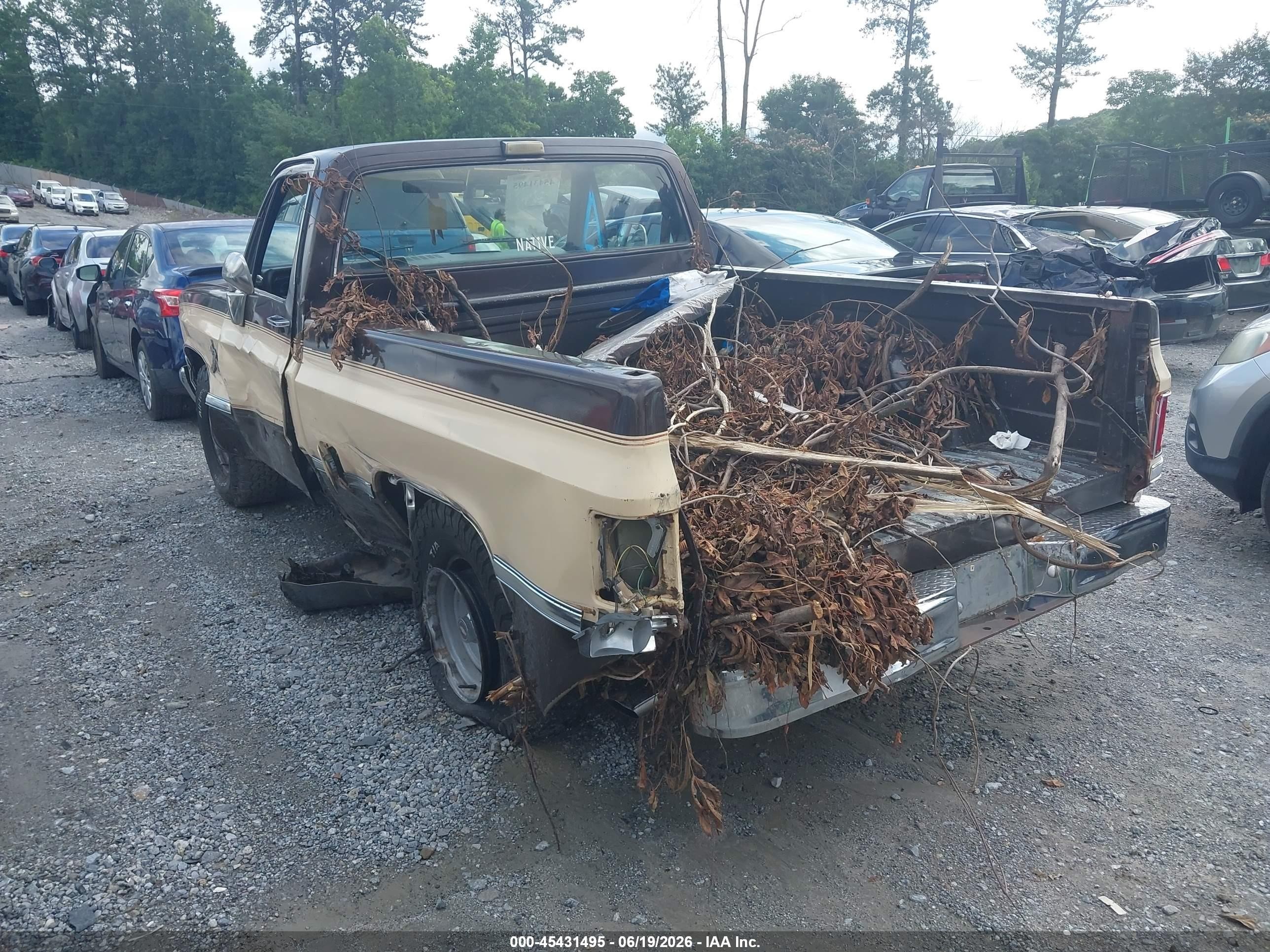 1986 Chevrolet C10   Brown vin: 2GCDC14H0G1223748