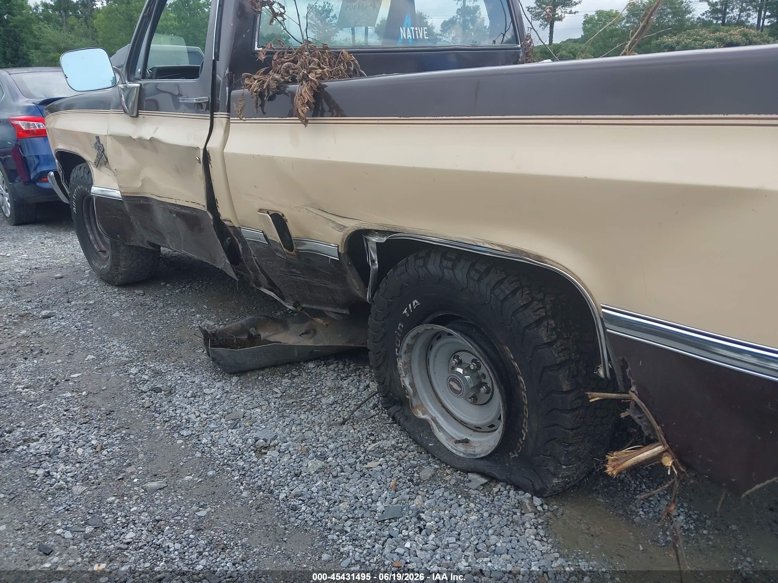 1986 Chevrolet C10   Brown vin: 2GCDC14H0G1223748