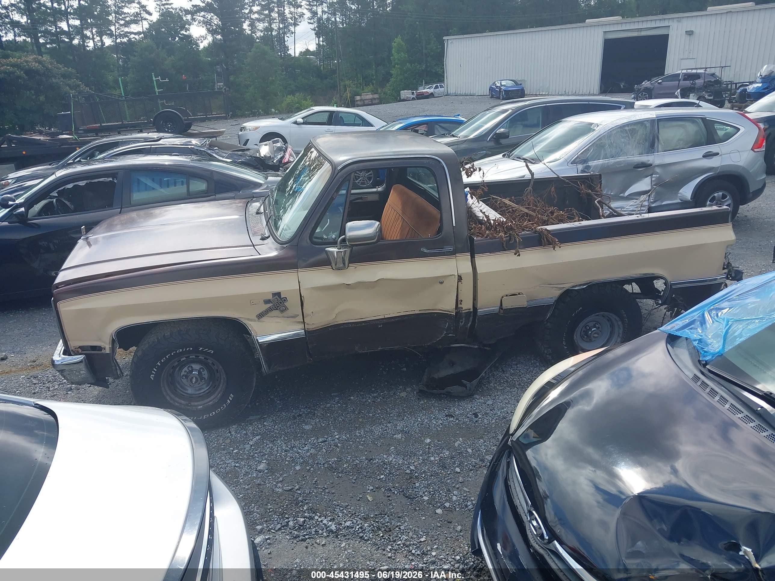 1986 Chevrolet C10   Brown vin: 2GCDC14H0G1223748