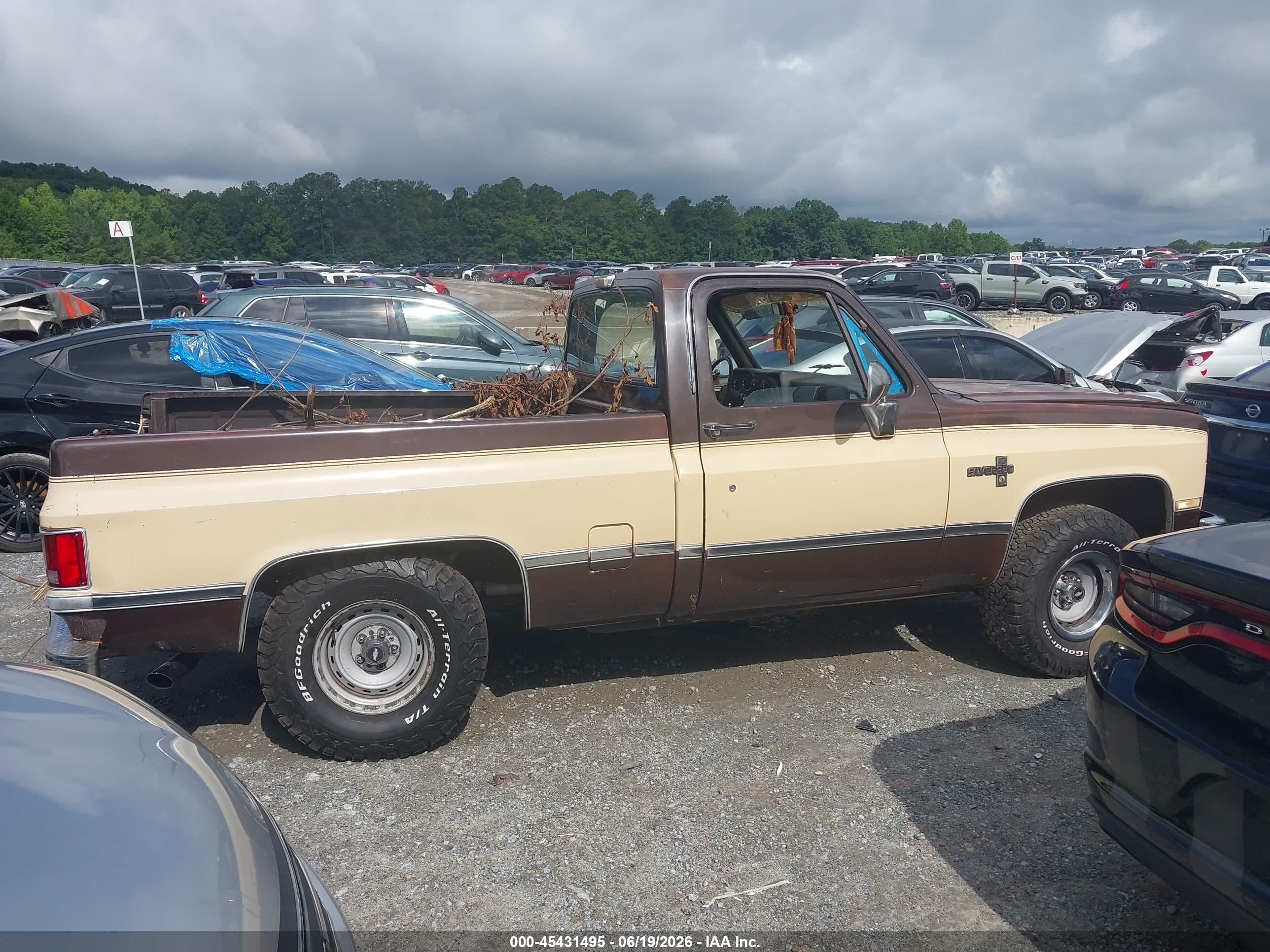 1986 Chevrolet C10   Brown vin: 2GCDC14H0G1223748