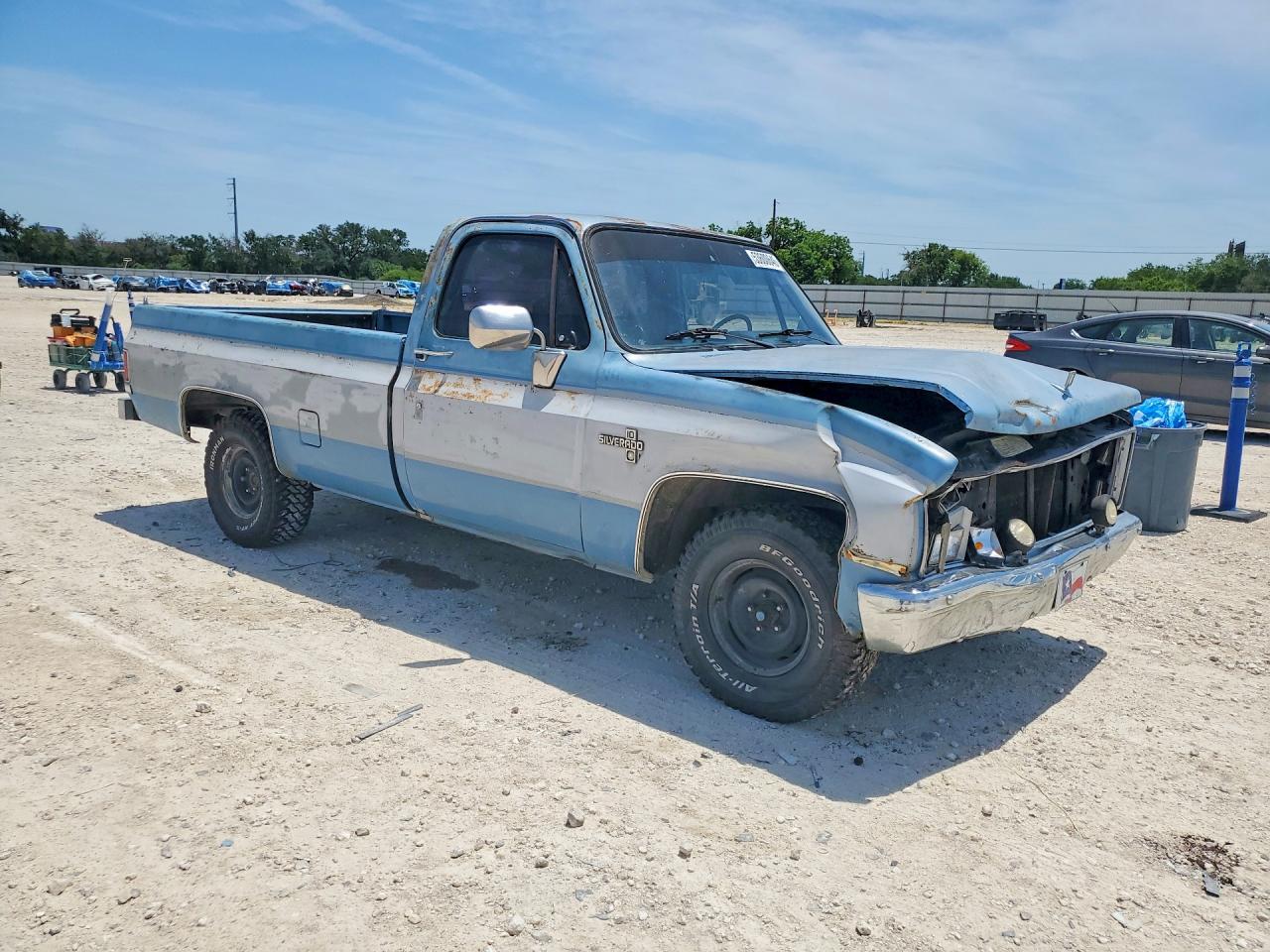 1985 Chevrolet C10 Синий vin: 2GCDC14H1F1210196