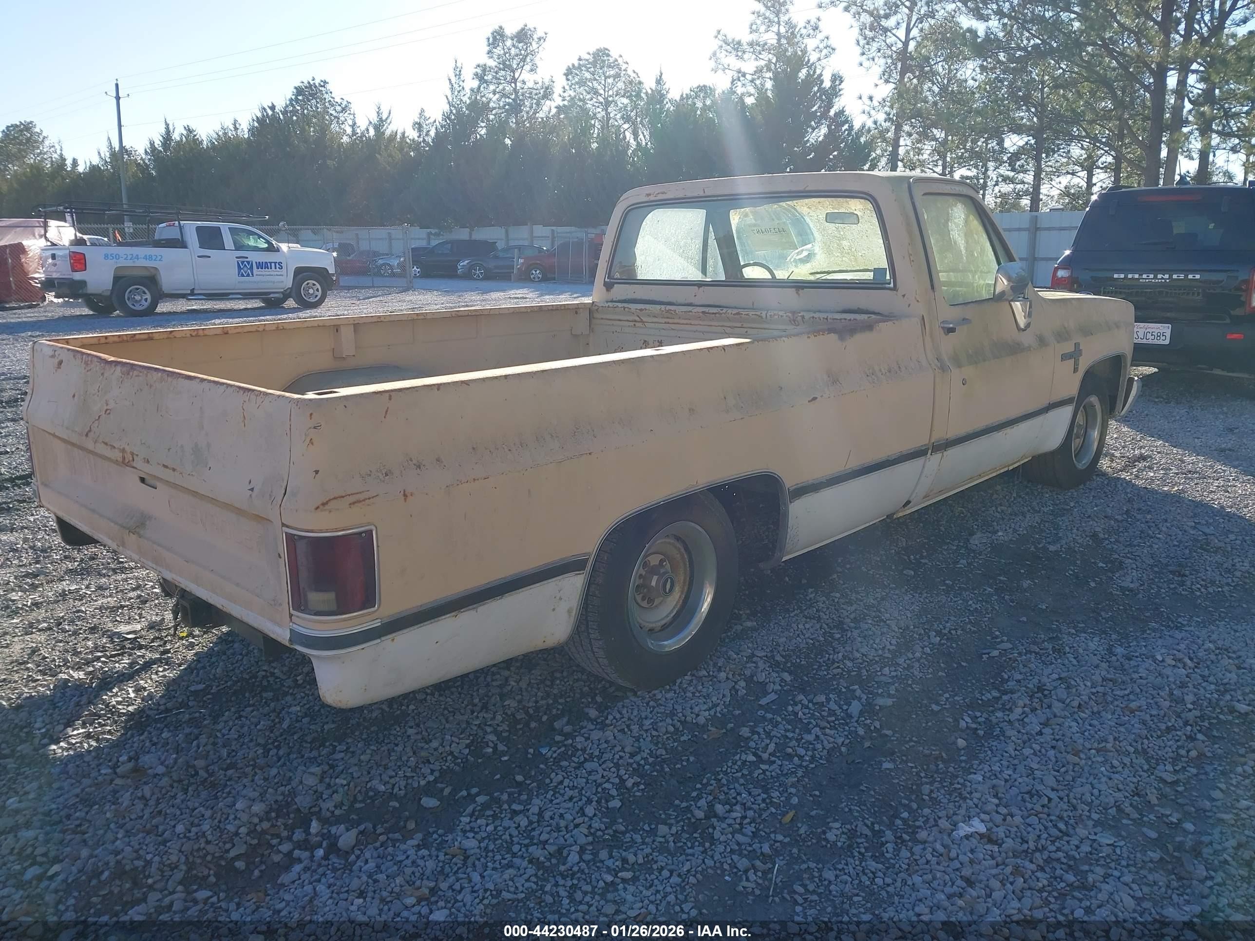 1982 Chevrolet C10   Tan vin: 2GCDC14H7C1112818