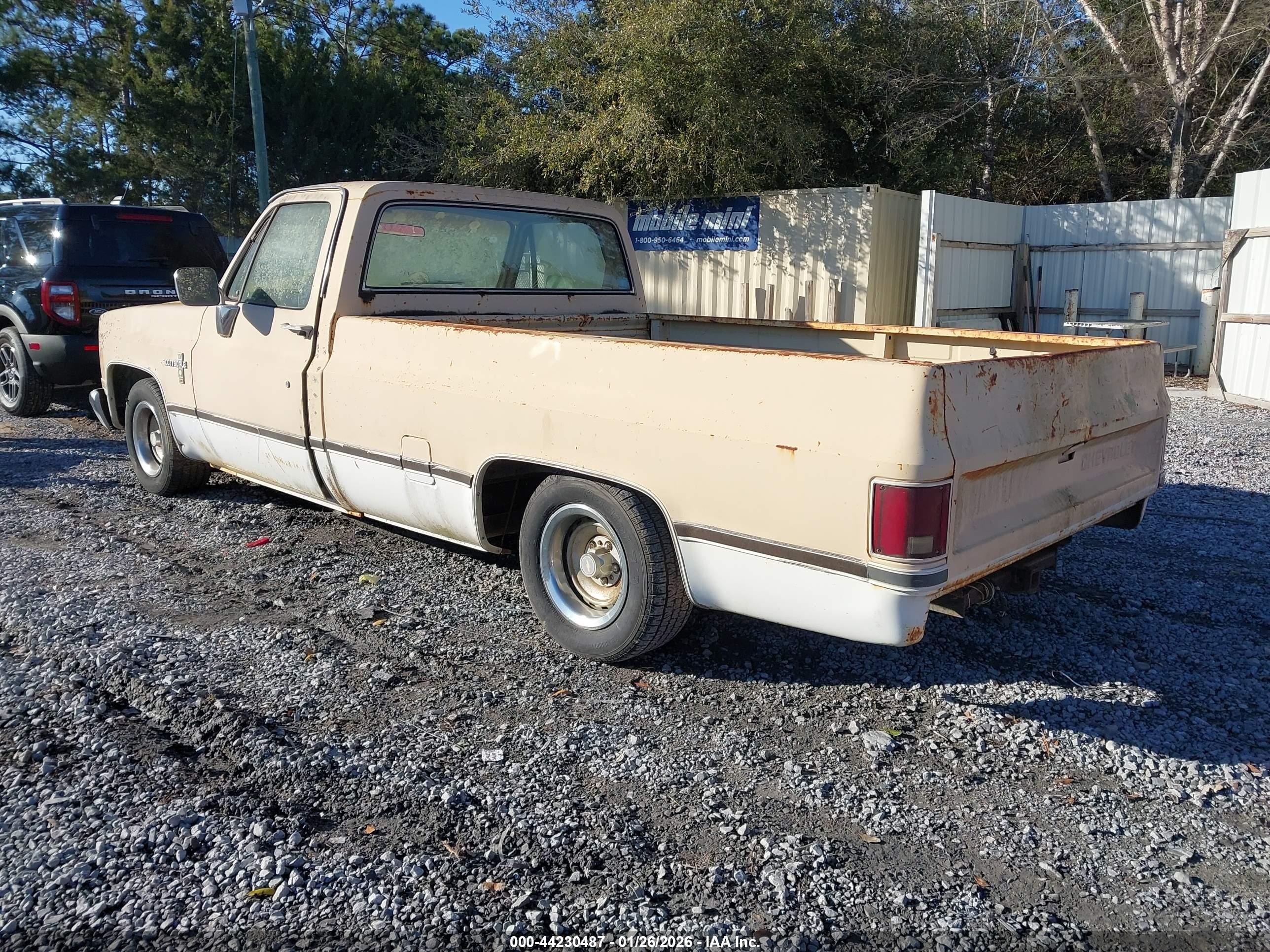 1982 Chevrolet C10   Tan vin: 2GCDC14H7C1112818