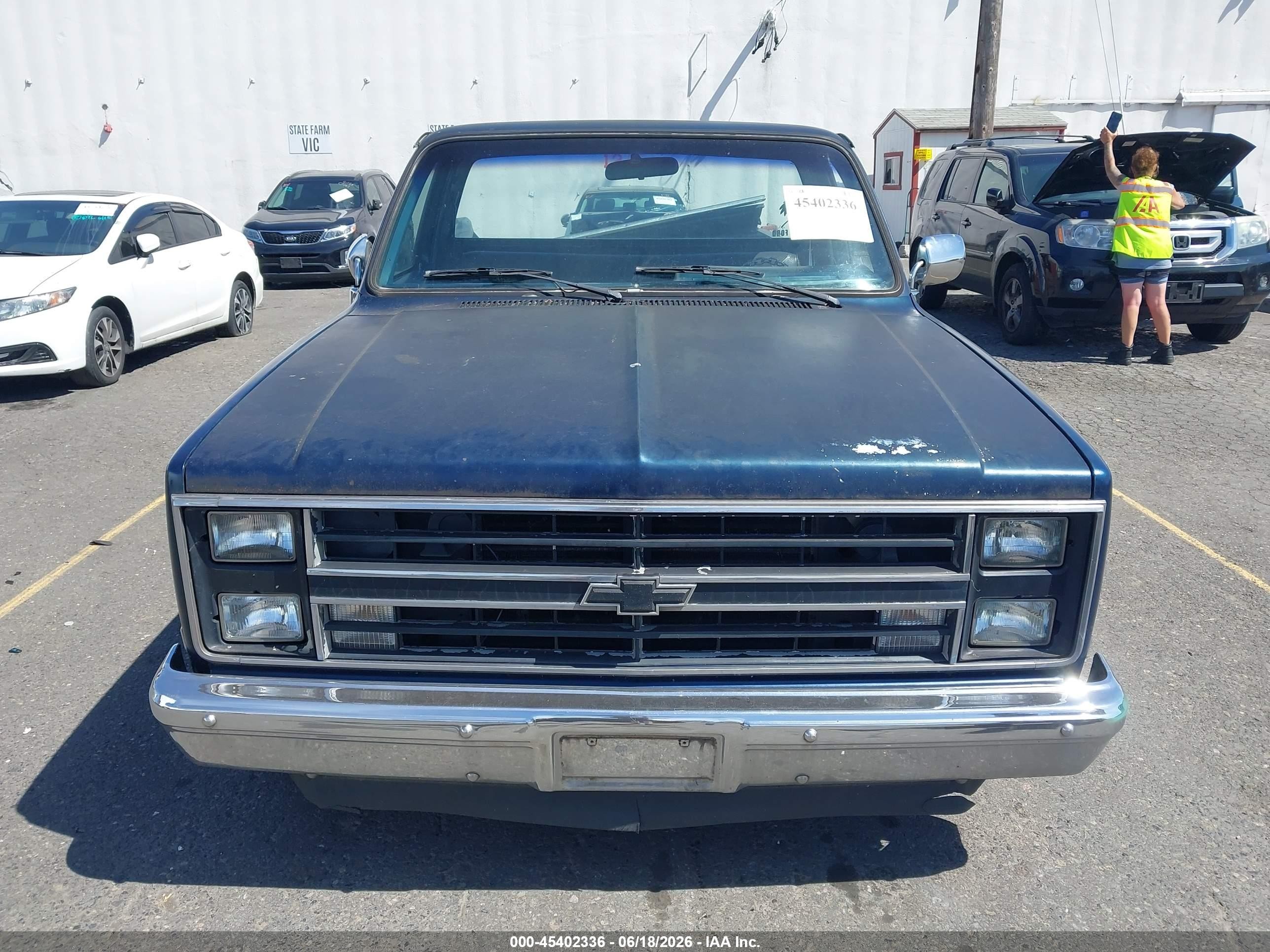 1986 Chevrolet C10   Blue vin: 2GCDC14H7G1155108