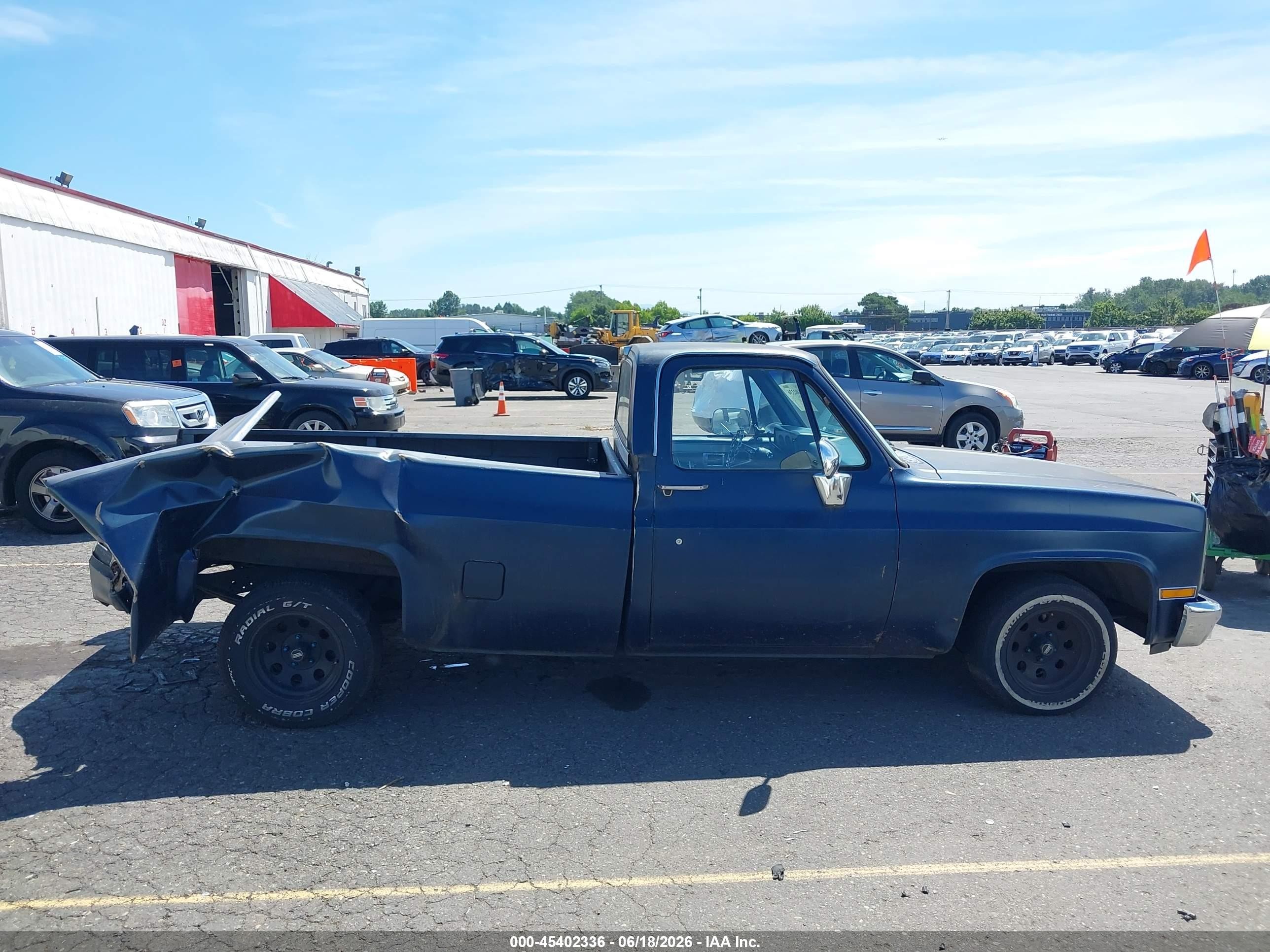 1986 Chevrolet C10   Blue vin: 2GCDC14H7G1155108
