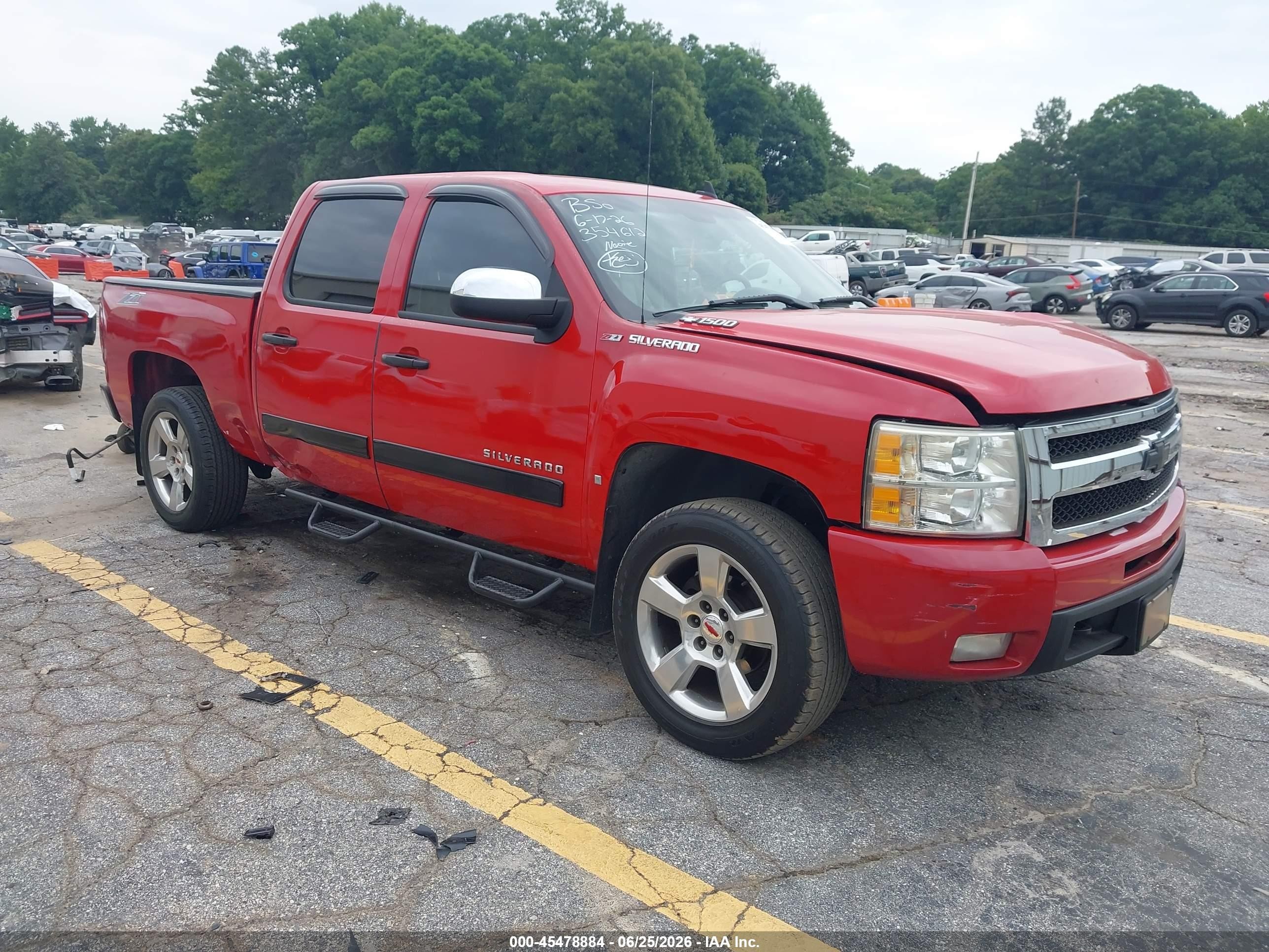 2008 Chevrolet Silverado 1500 Ltz Red vin: 2GCEC130081264463