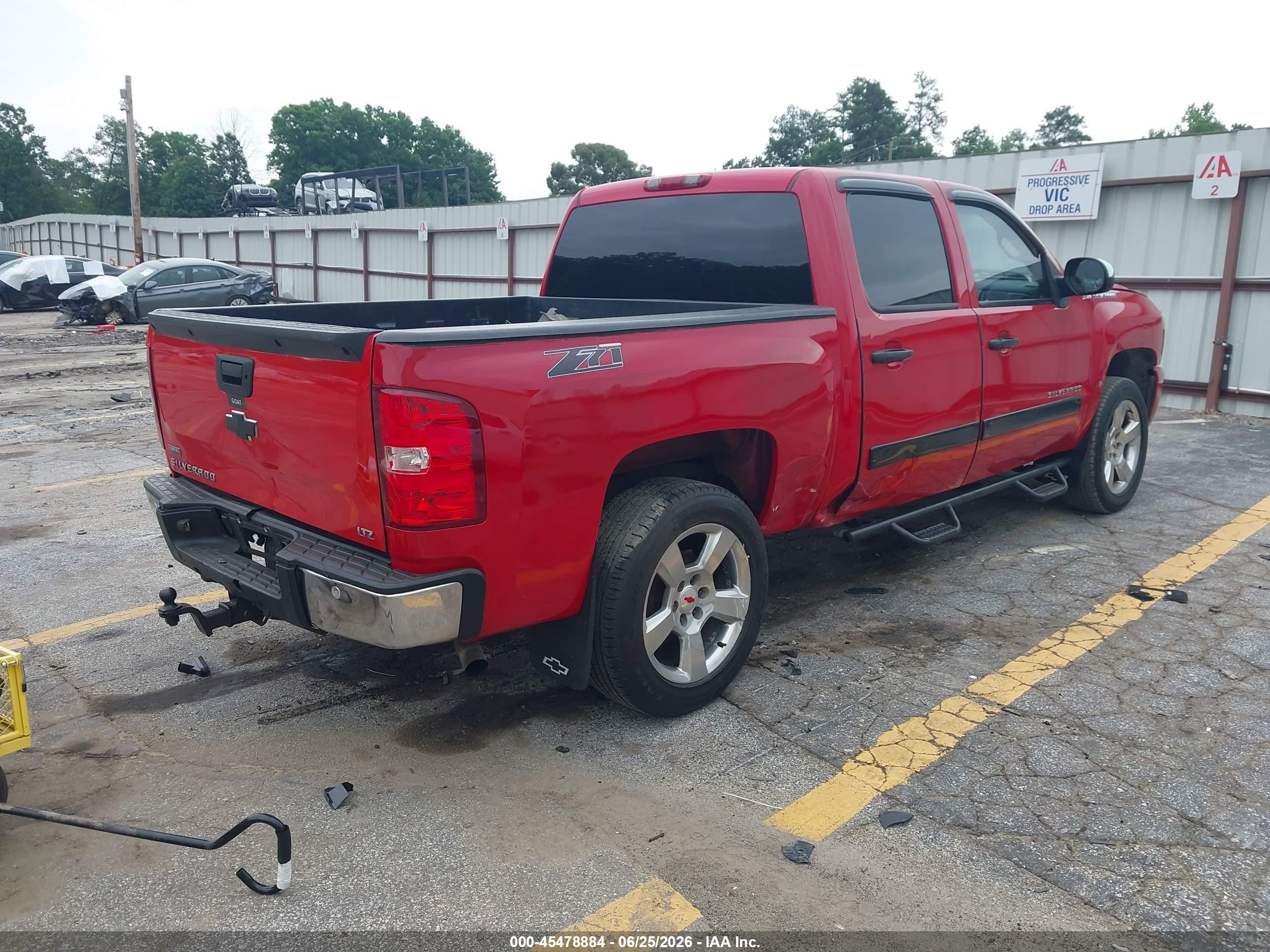 2008 Chevrolet Silverado 1500 Ltz Red vin: 2GCEC130081264463
