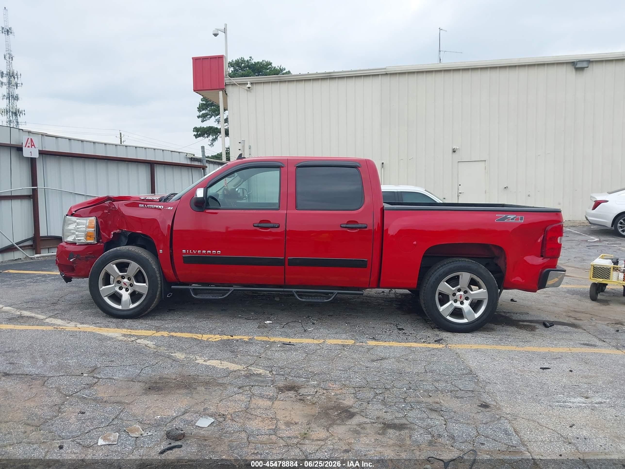 2008 Chevrolet Silverado 1500 Ltz Red vin: 2GCEC130081264463