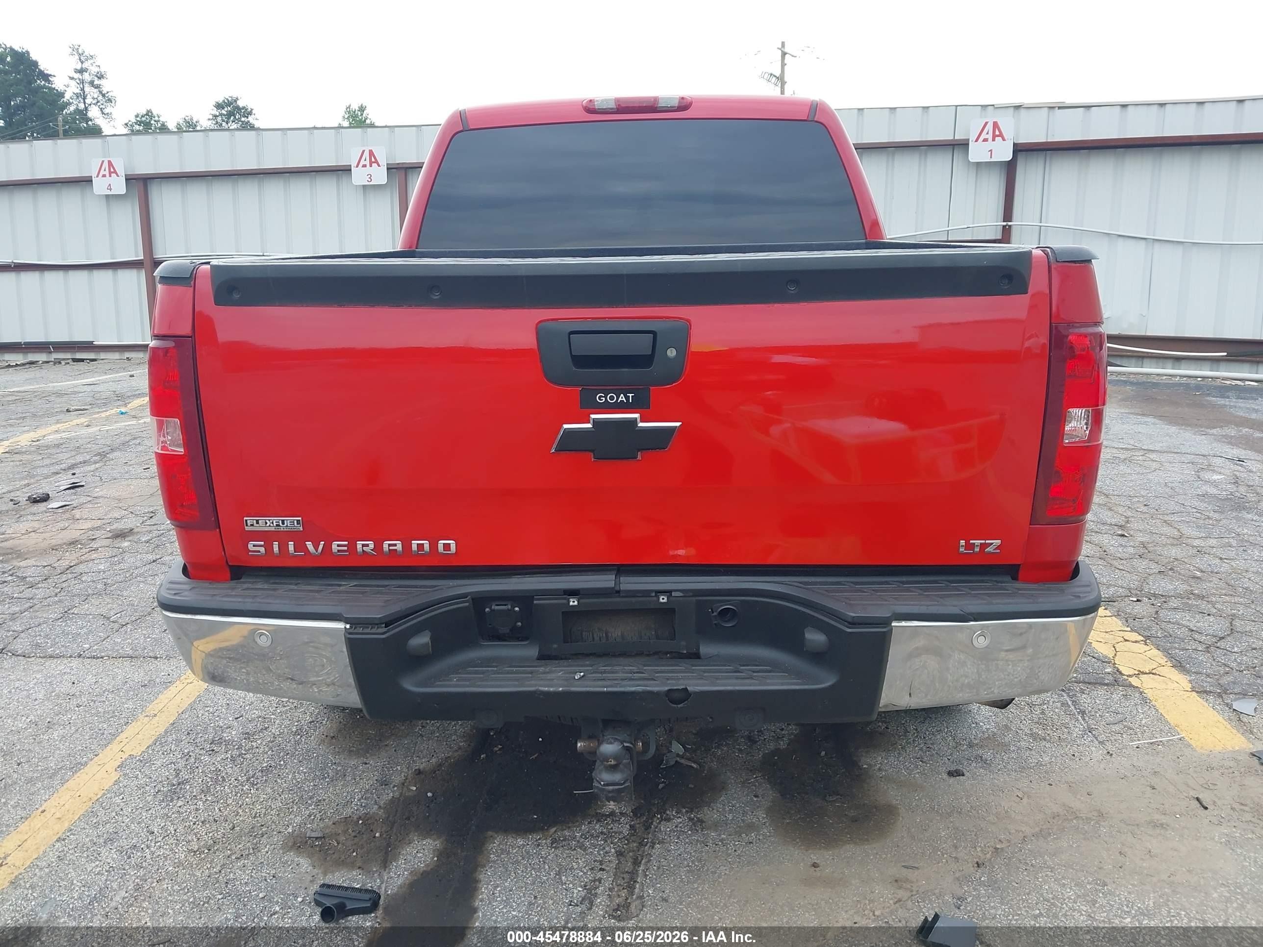 2008 Chevrolet Silverado 1500 Ltz Red vin: 2GCEC130081264463