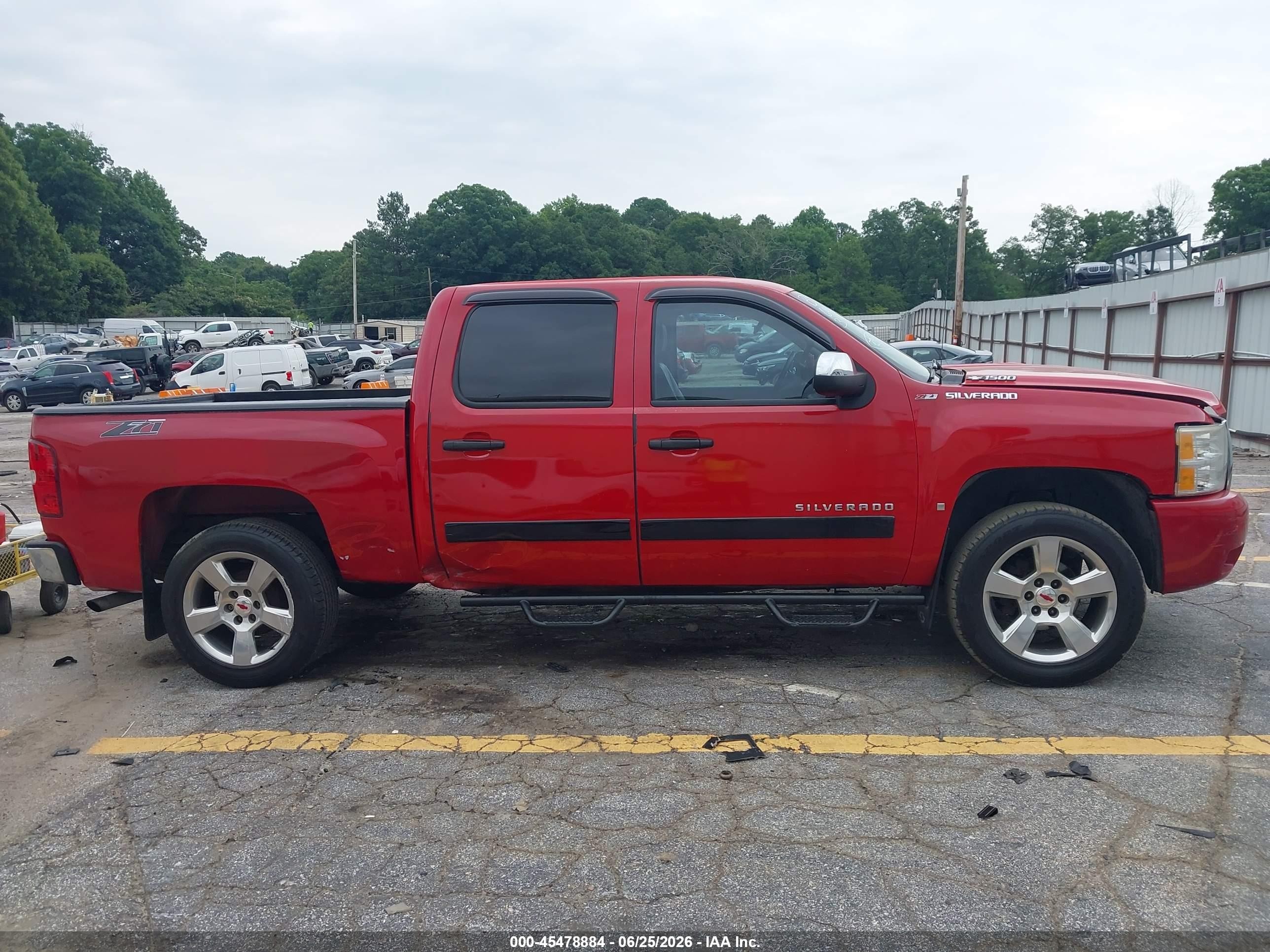 2008 Chevrolet Silverado 1500 Ltz Red vin: 2GCEC130081264463