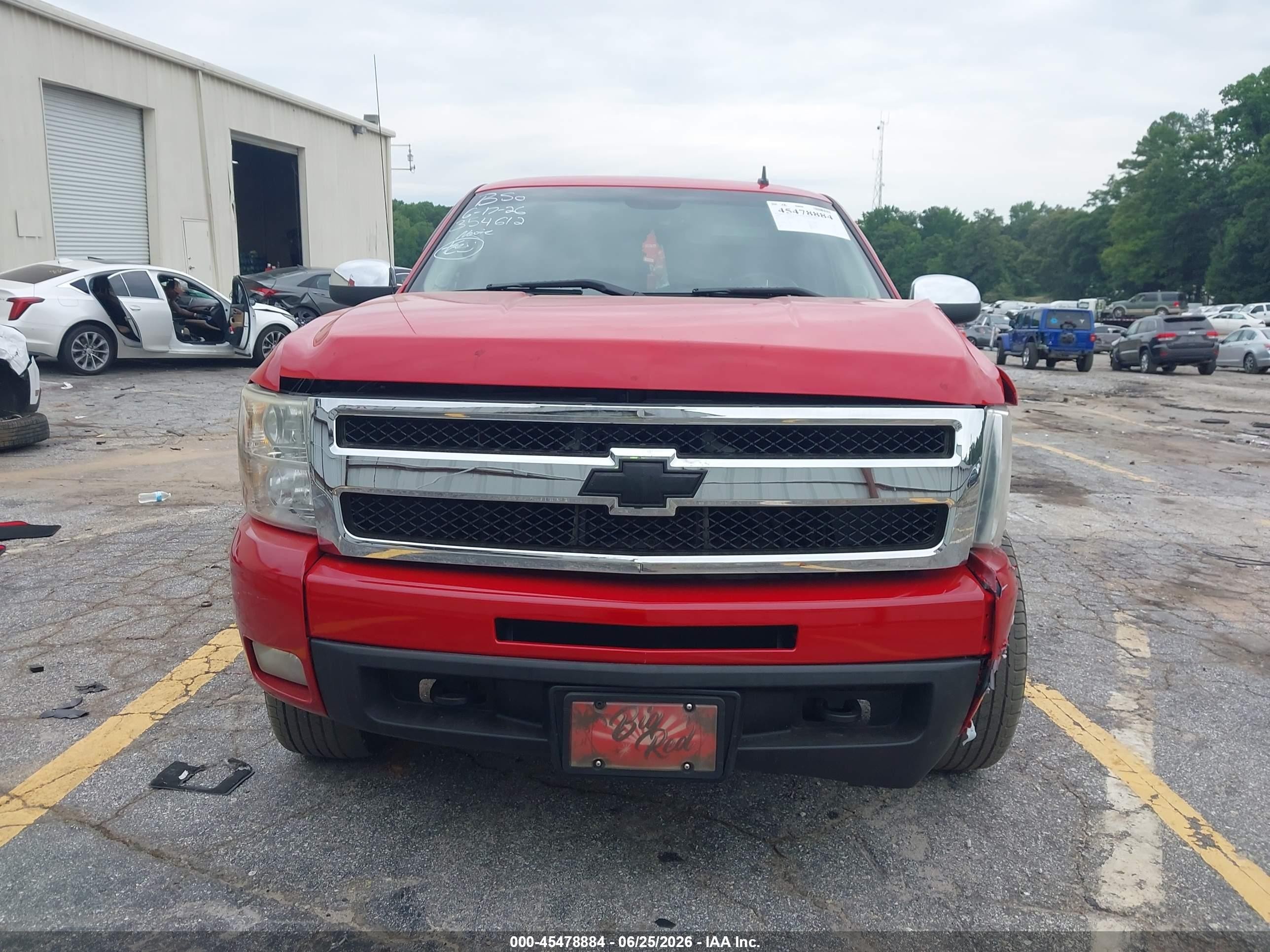 2008 Chevrolet Silverado 1500 Ltz Red vin: 2GCEC130081264463