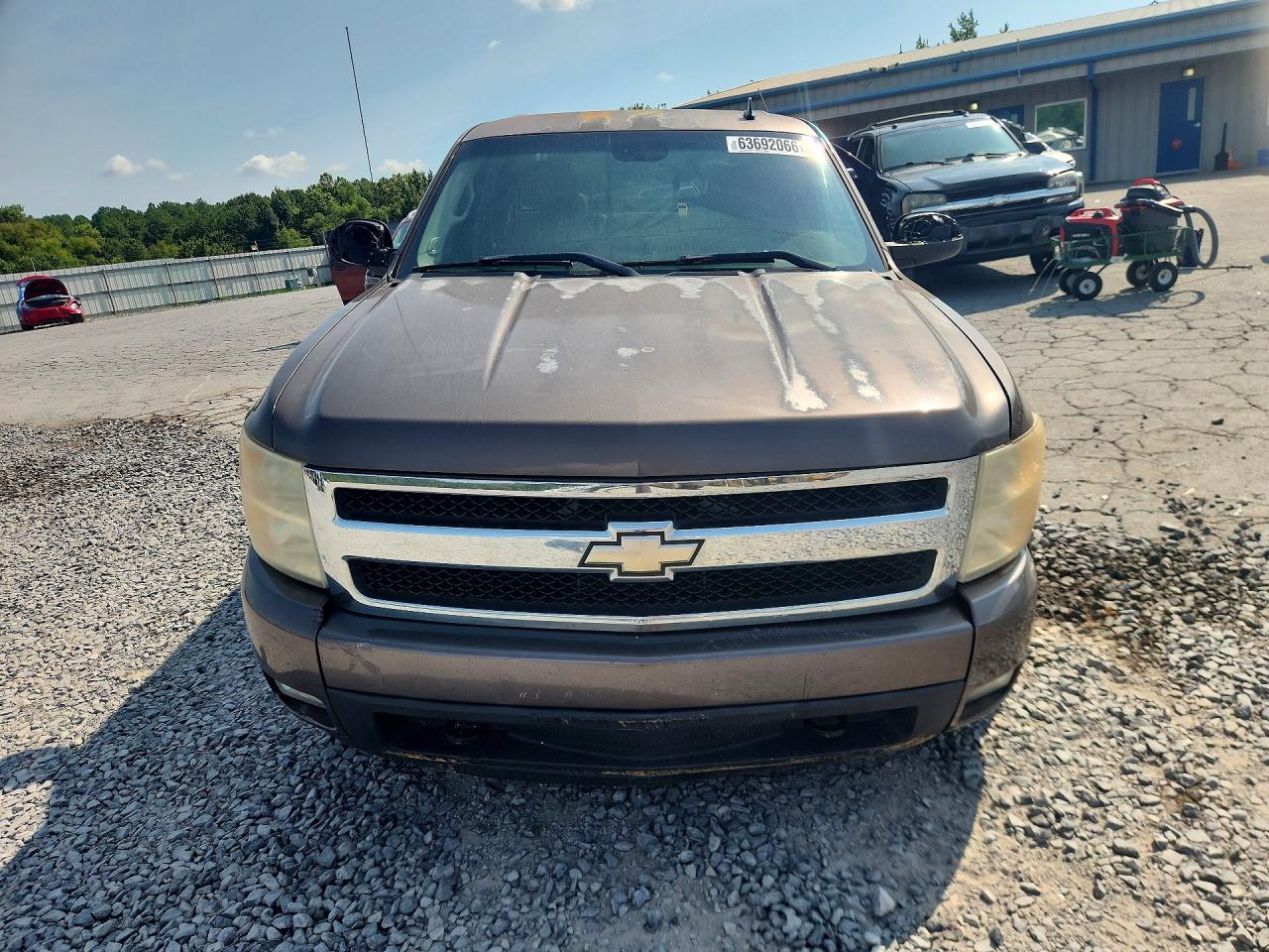 2007 Chevrolet Silverado C1500 Crew Cab Brown vin: 2GCEC130171725121