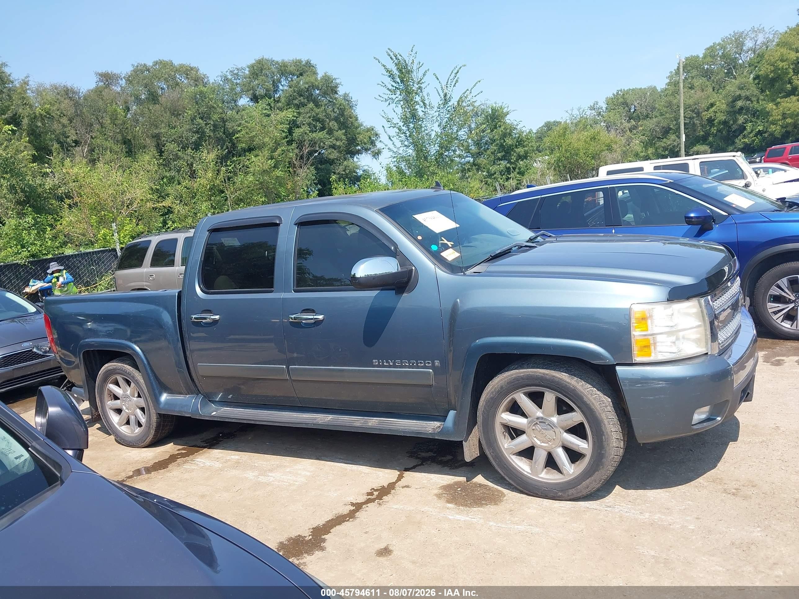 2007 Chevrolet Silverado 1500 Lt2 Blue vin: 2GCEC130171725135
