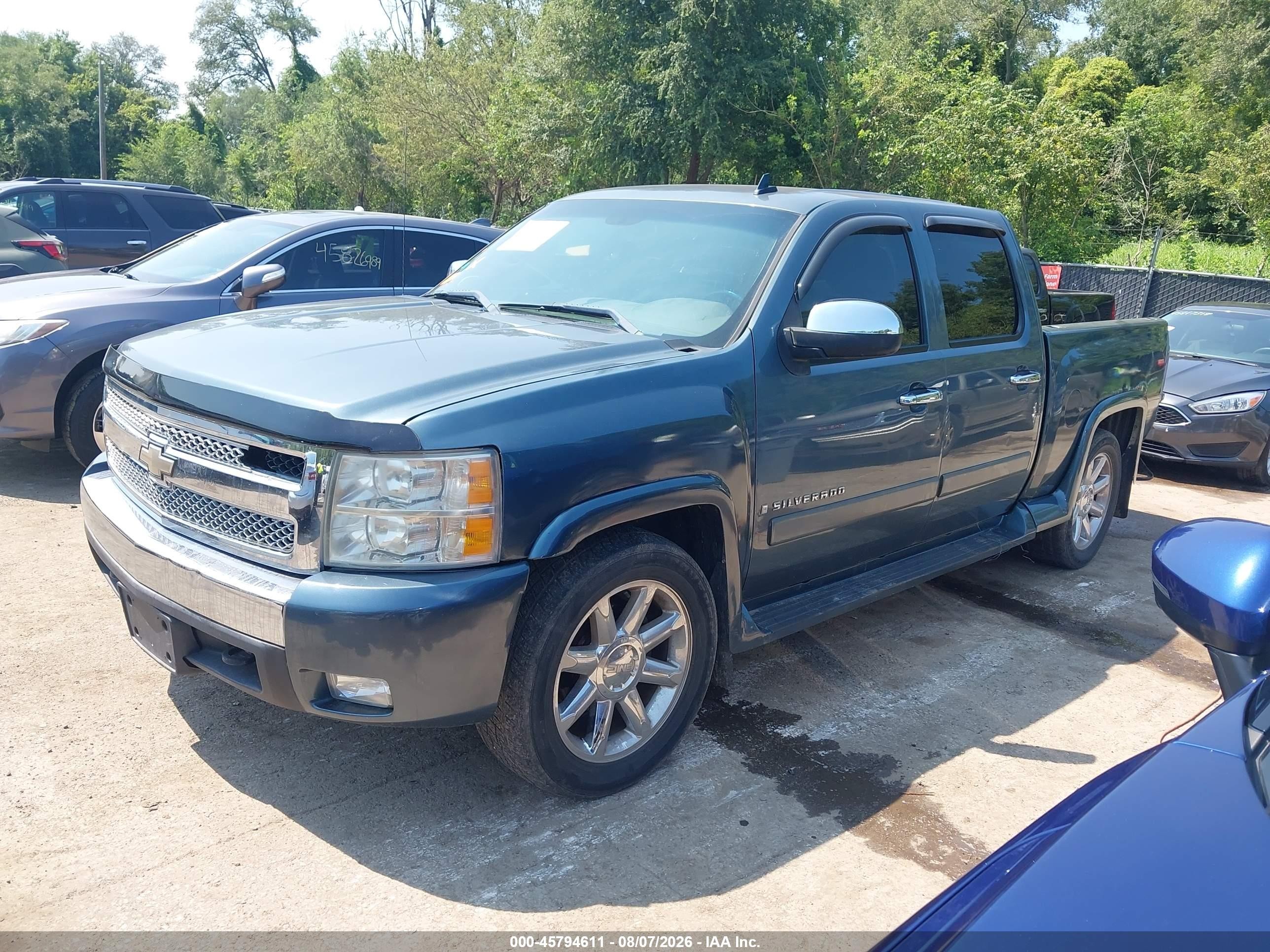 2007 Chevrolet Silverado 1500 Lt2 Blue vin: 2GCEC130171725135