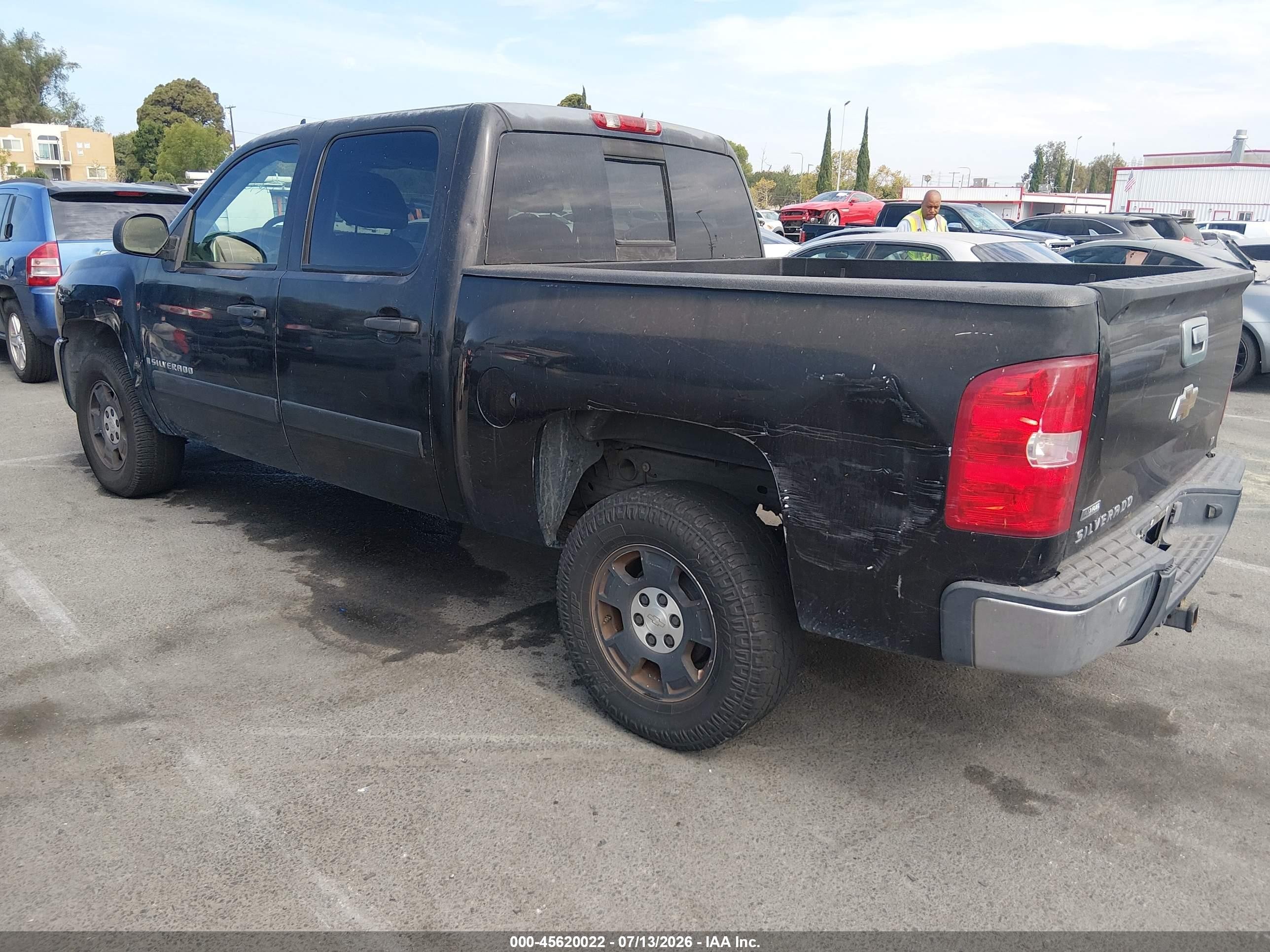 2007 Chevrolet Silverado 1500 Lt2 Black vin: 2GCEC130371606275