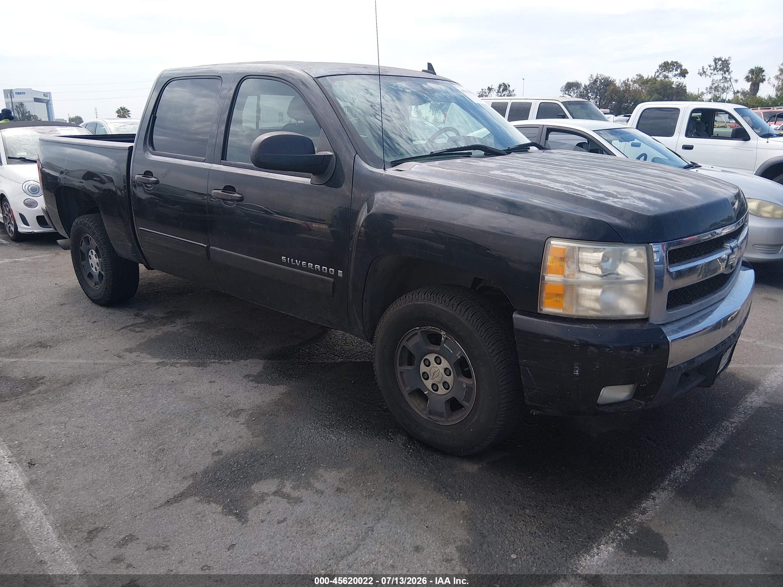 2007 Chevrolet Silverado 1500 Lt2 Black vin: 2GCEC130371606275