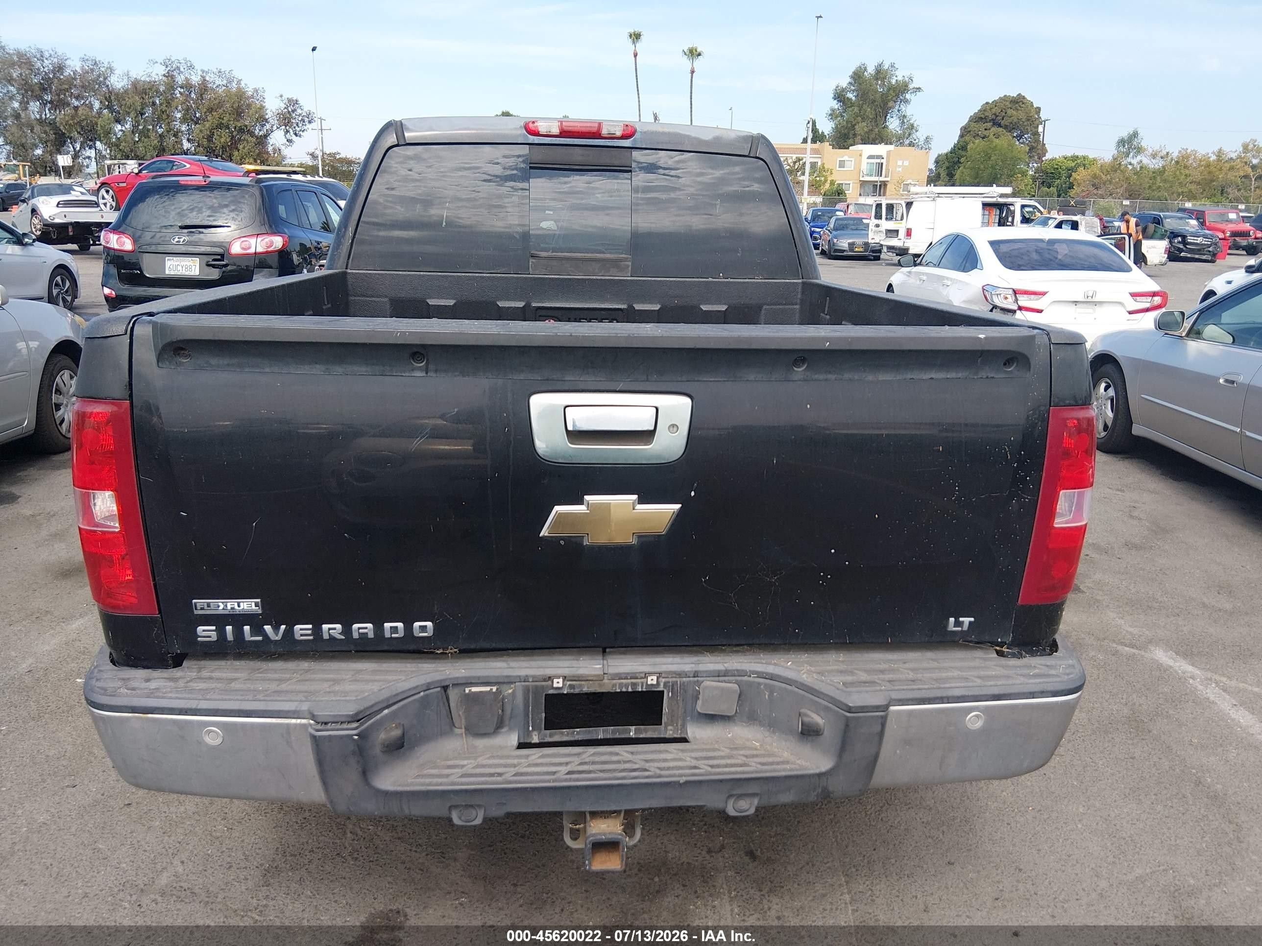 2007 Chevrolet Silverado 1500 Lt2 Black vin: 2GCEC130371606275