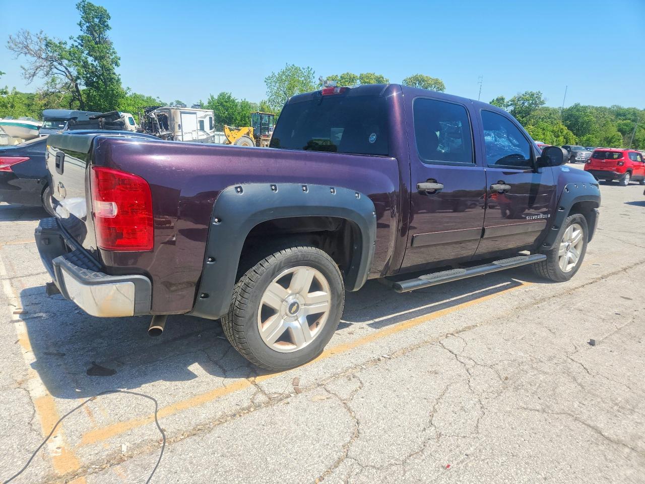 2008 Chevrolet Silverado C1500 Maroon vin: 2GCEC130381281936