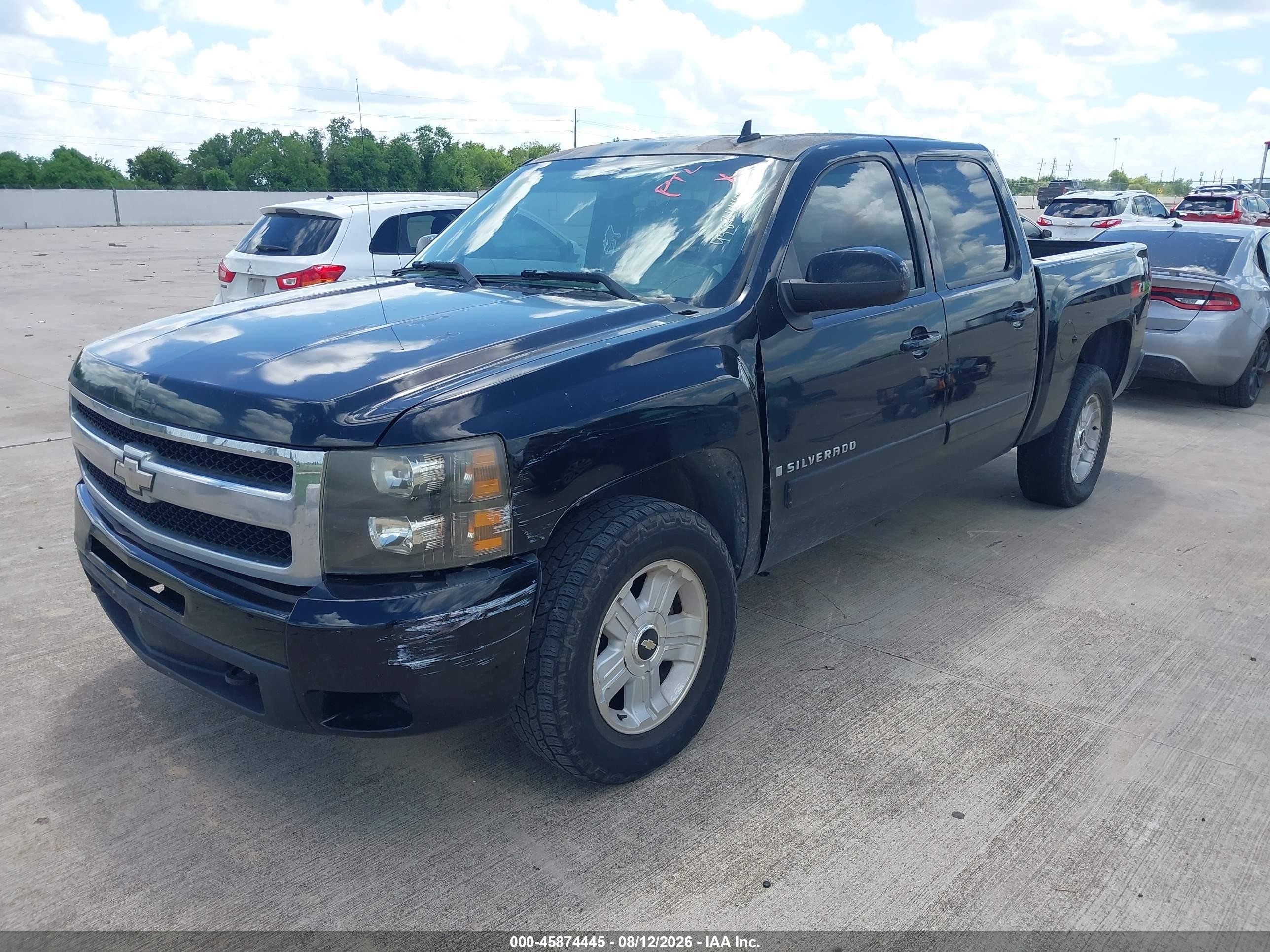 2007 Chevrolet Silverado 1500 Ltz Black vin: 2GCEC130971716179