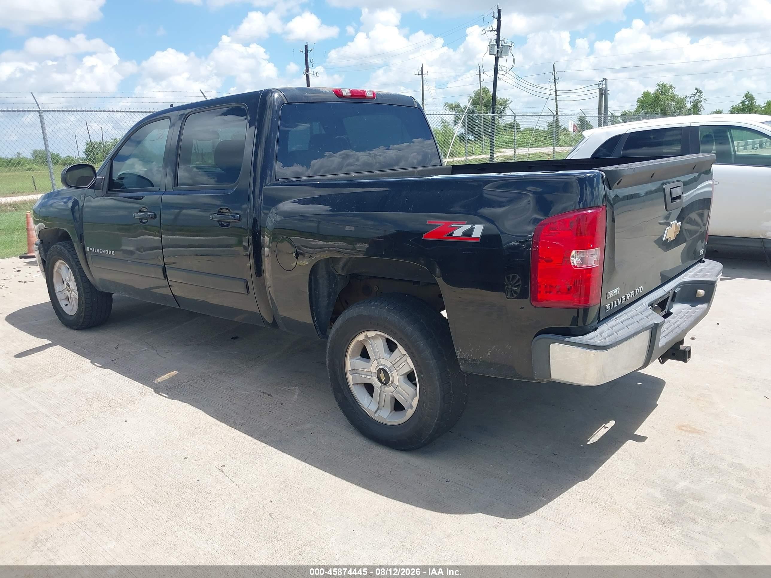 2007 Chevrolet Silverado 1500 Ltz Black vin: 2GCEC130971716179