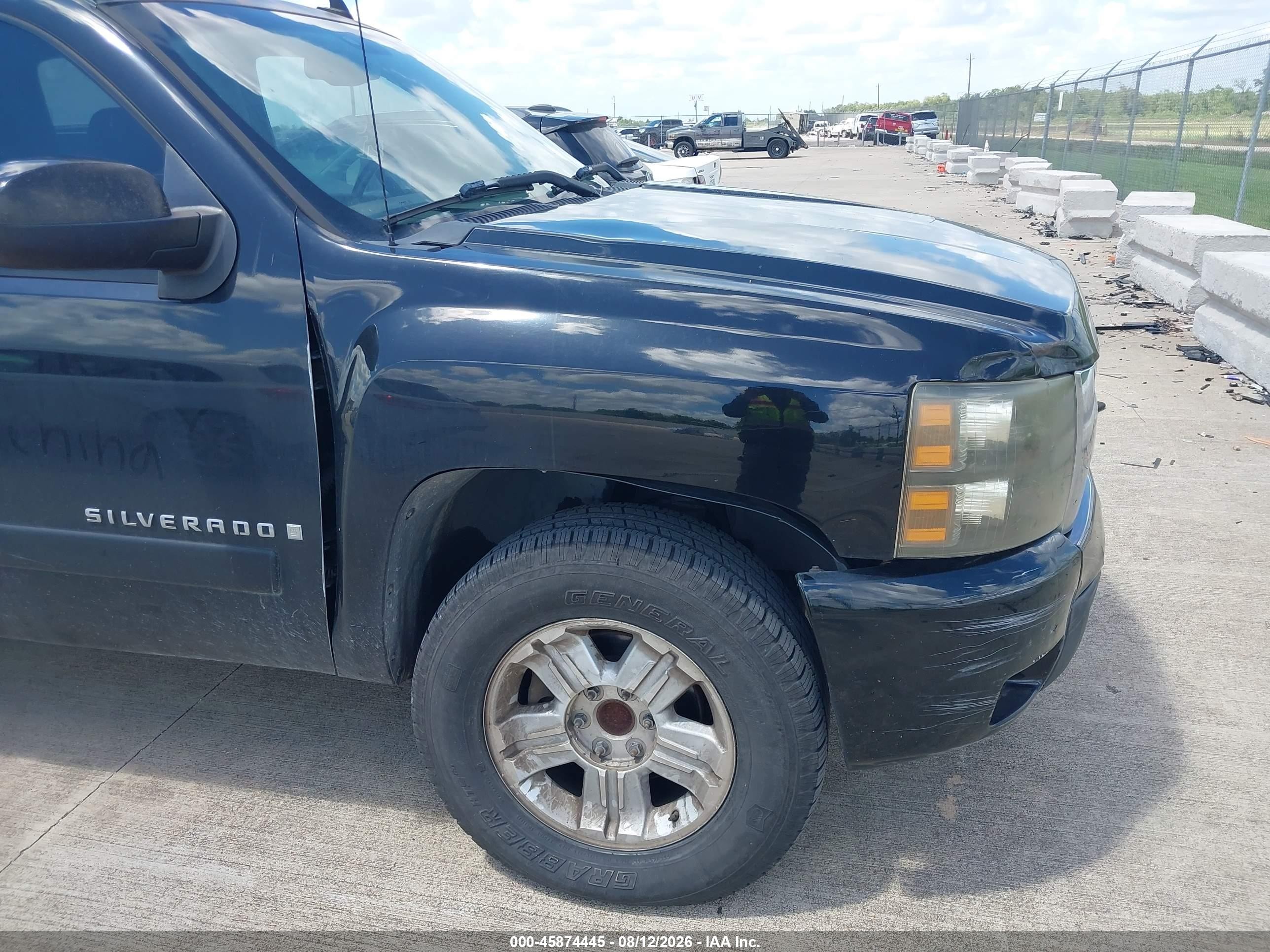2007 Chevrolet Silverado 1500 Ltz Black vin: 2GCEC130971716179
