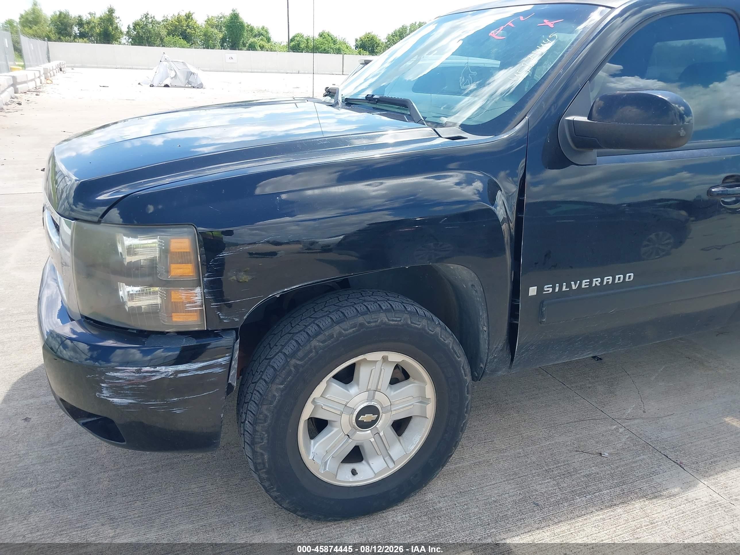 2007 Chevrolet Silverado 1500 Ltz Black vin: 2GCEC130971716179