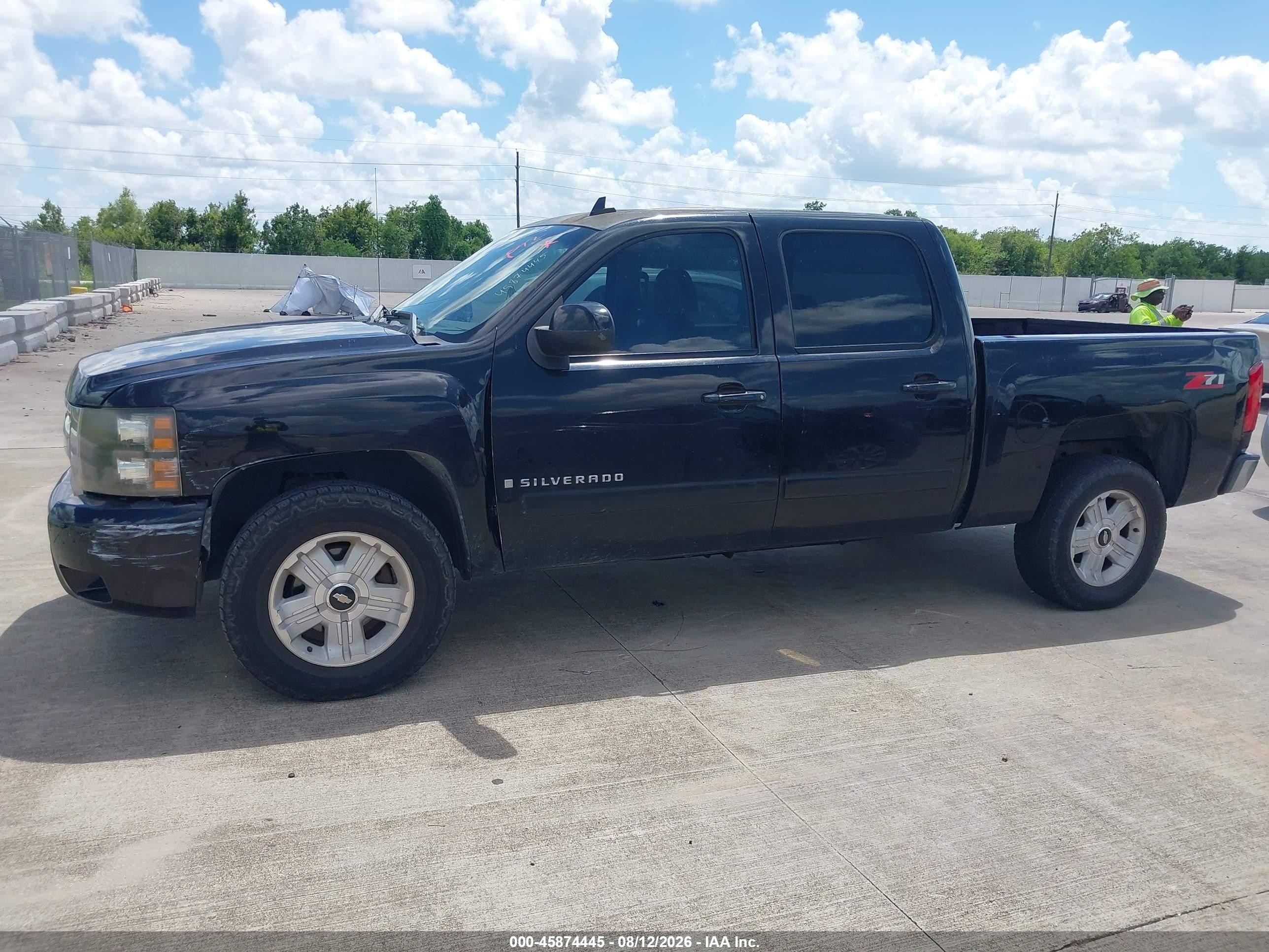2007 Chevrolet Silverado 1500 Ltz Black vin: 2GCEC130971716179