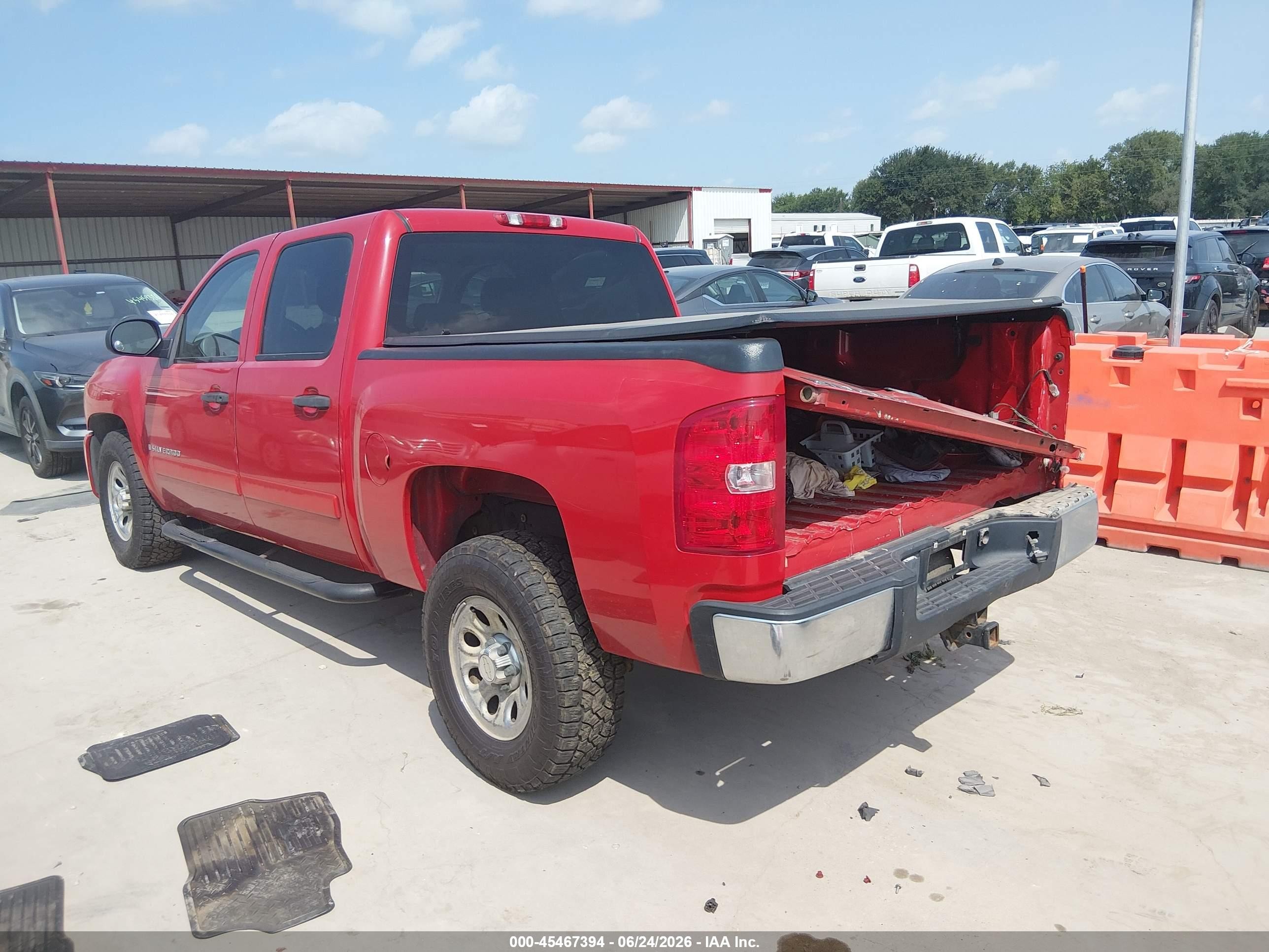 2007 Chevrolet Silverado 1500 Lt1 Red vin: 2GCEC13C071527740
