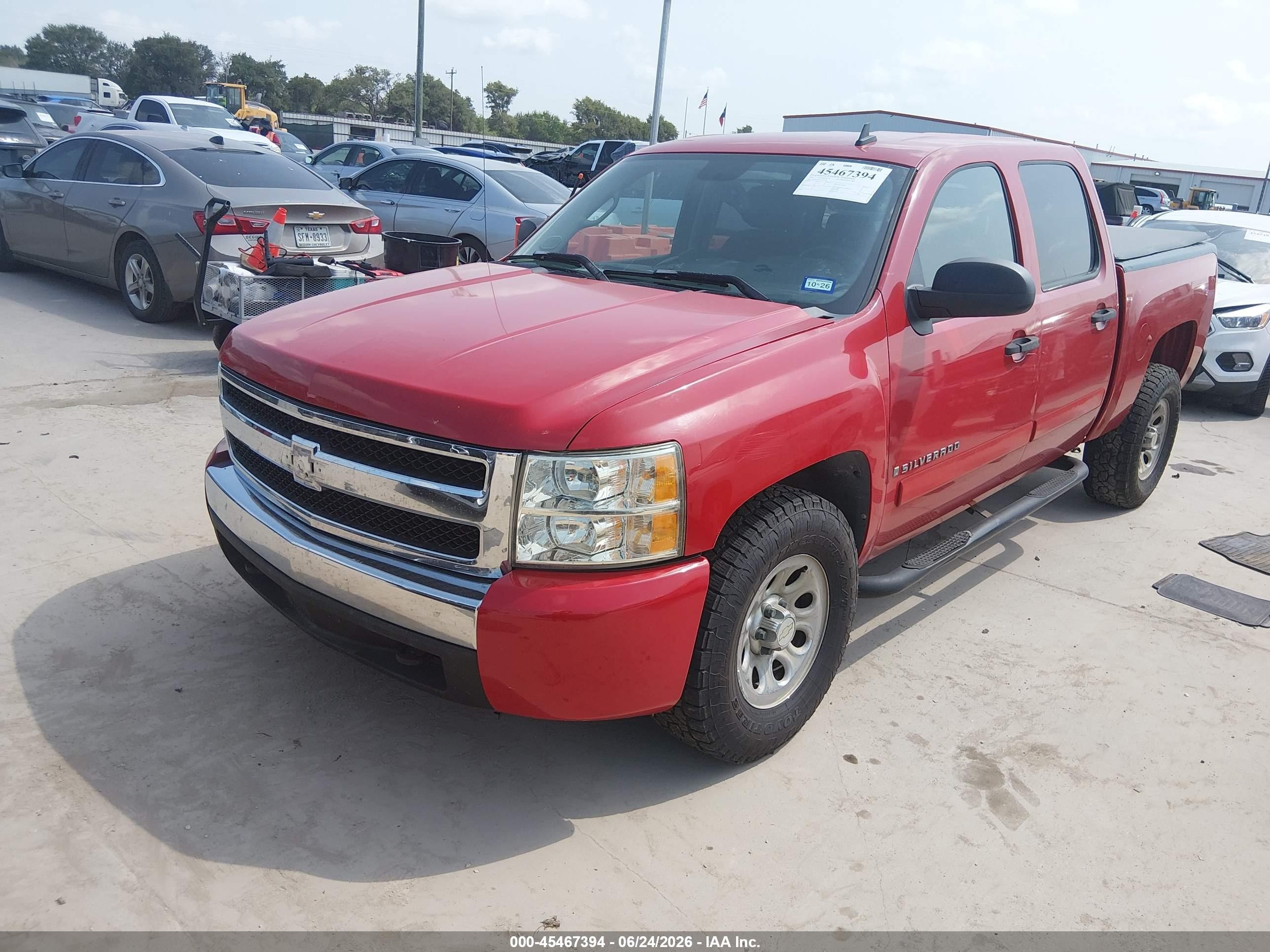 2007 Chevrolet Silverado 1500 Lt1 Red vin: 2GCEC13C071527740