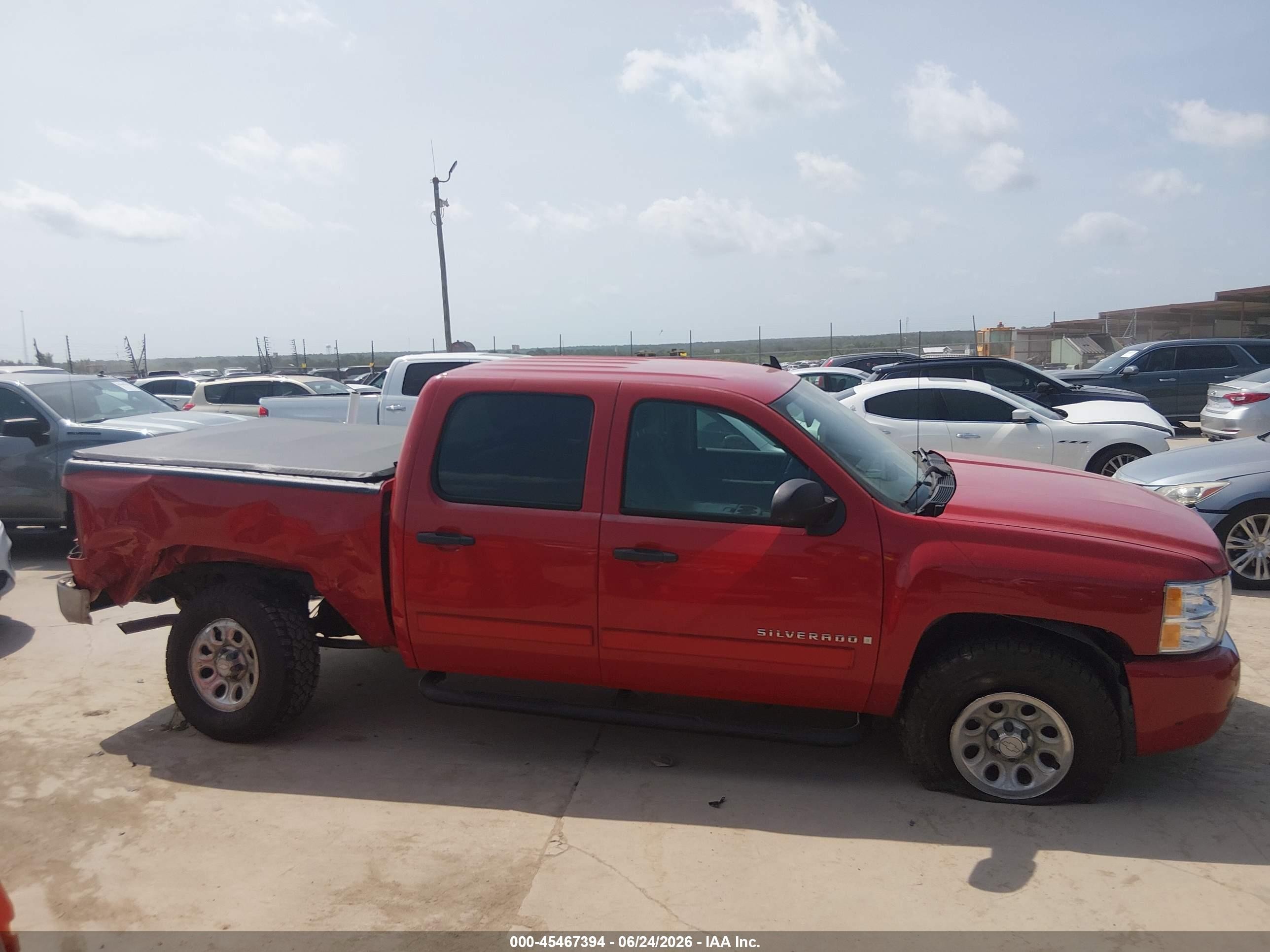 2007 Chevrolet Silverado 1500 Lt1 Red vin: 2GCEC13C071527740