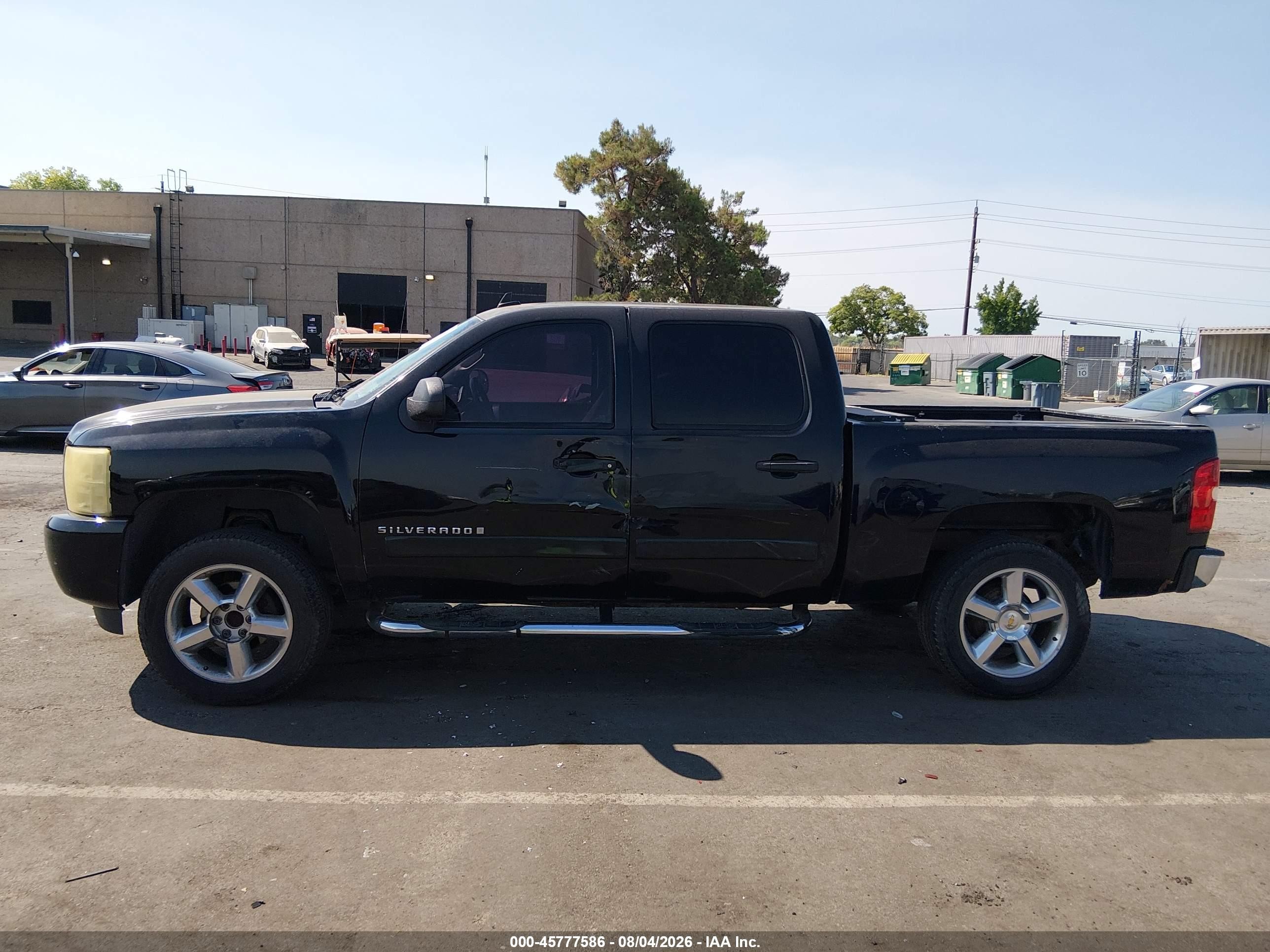 2007 Chevrolet Silverado 1500 Lt1 Black vin: 2GCEC13C271538528