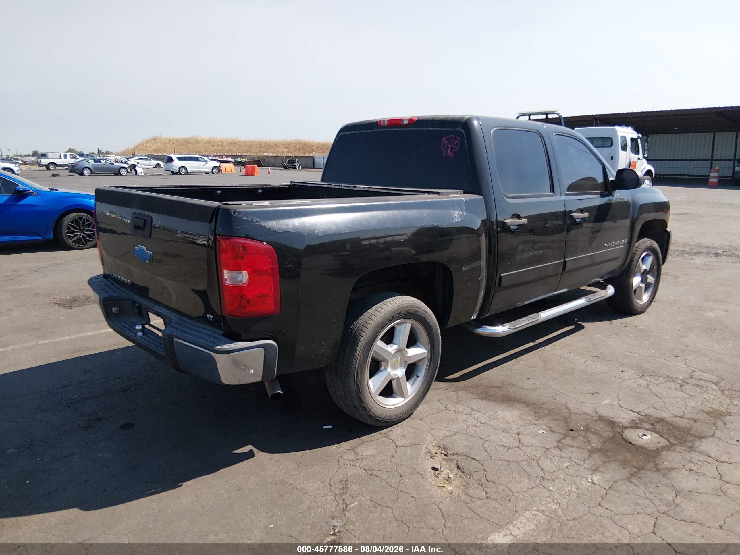 2007 Chevrolet Silverado 1500 Lt1 Black vin: 2GCEC13C271538528