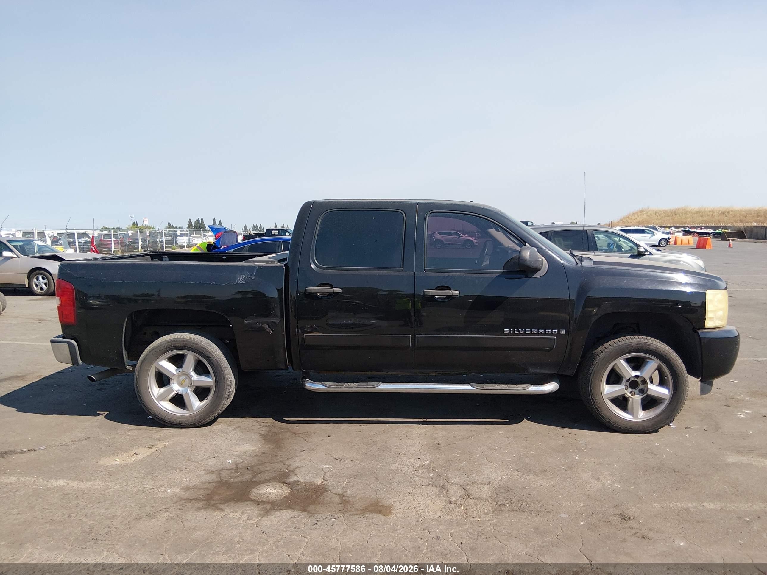 2007 Chevrolet Silverado 1500 Lt1 Black vin: 2GCEC13C271538528