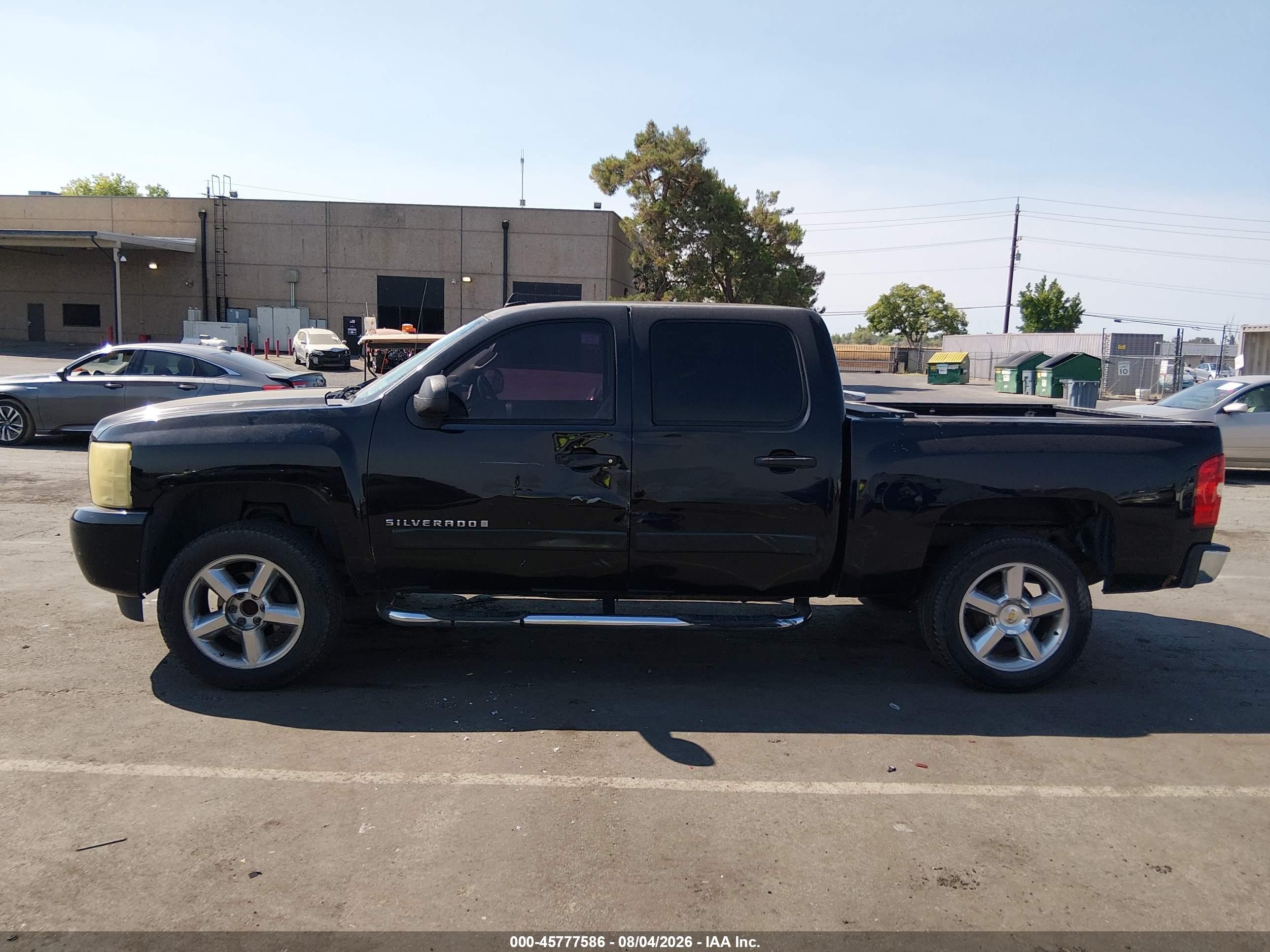 2007 Chevrolet Silverado 1500 Lt1 Black vin: 2GCEC13C271538528