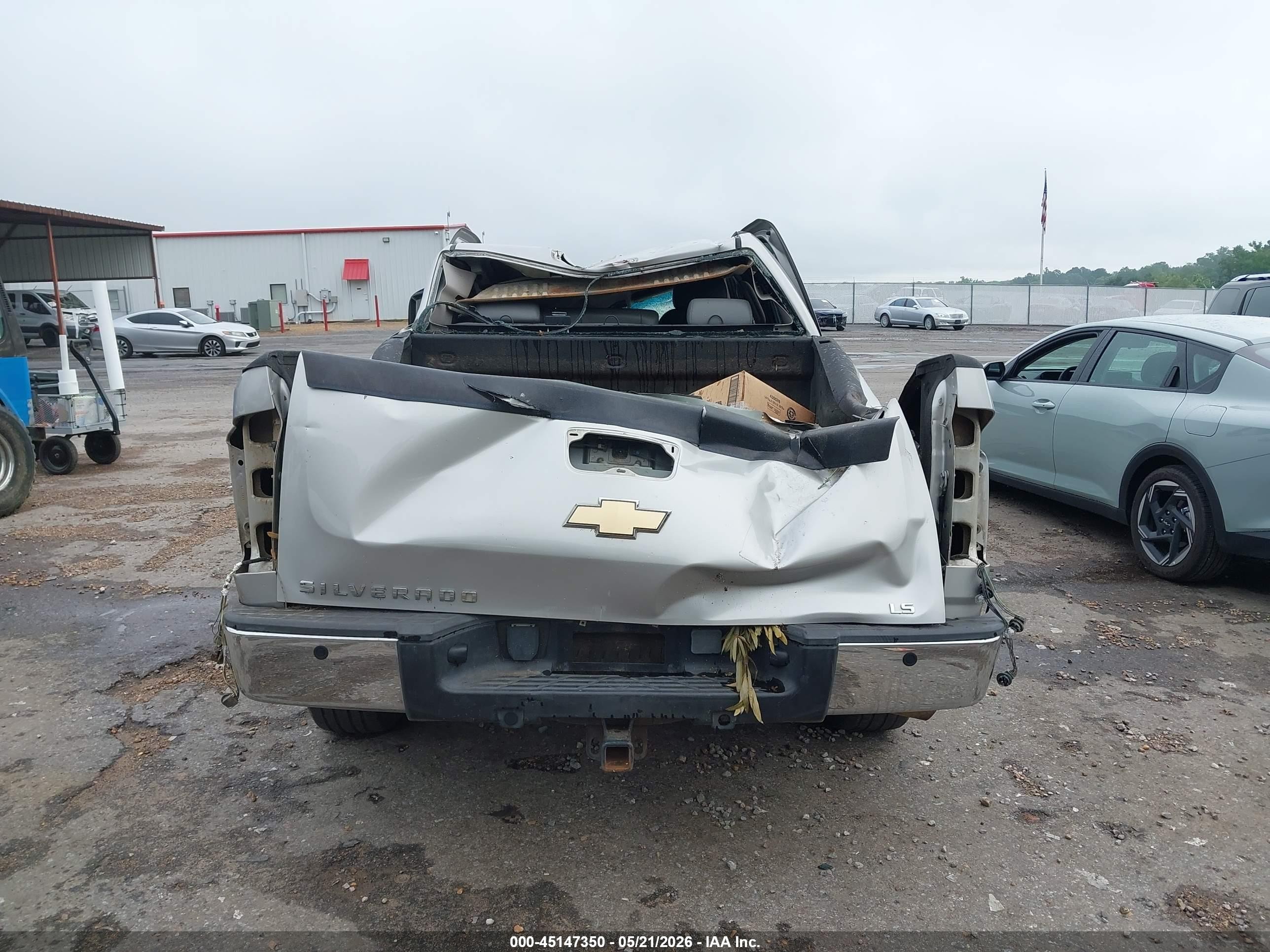 2007 Chevrolet Silverado 1500 Work Truck Silver vin: 2GCEC13C271615642