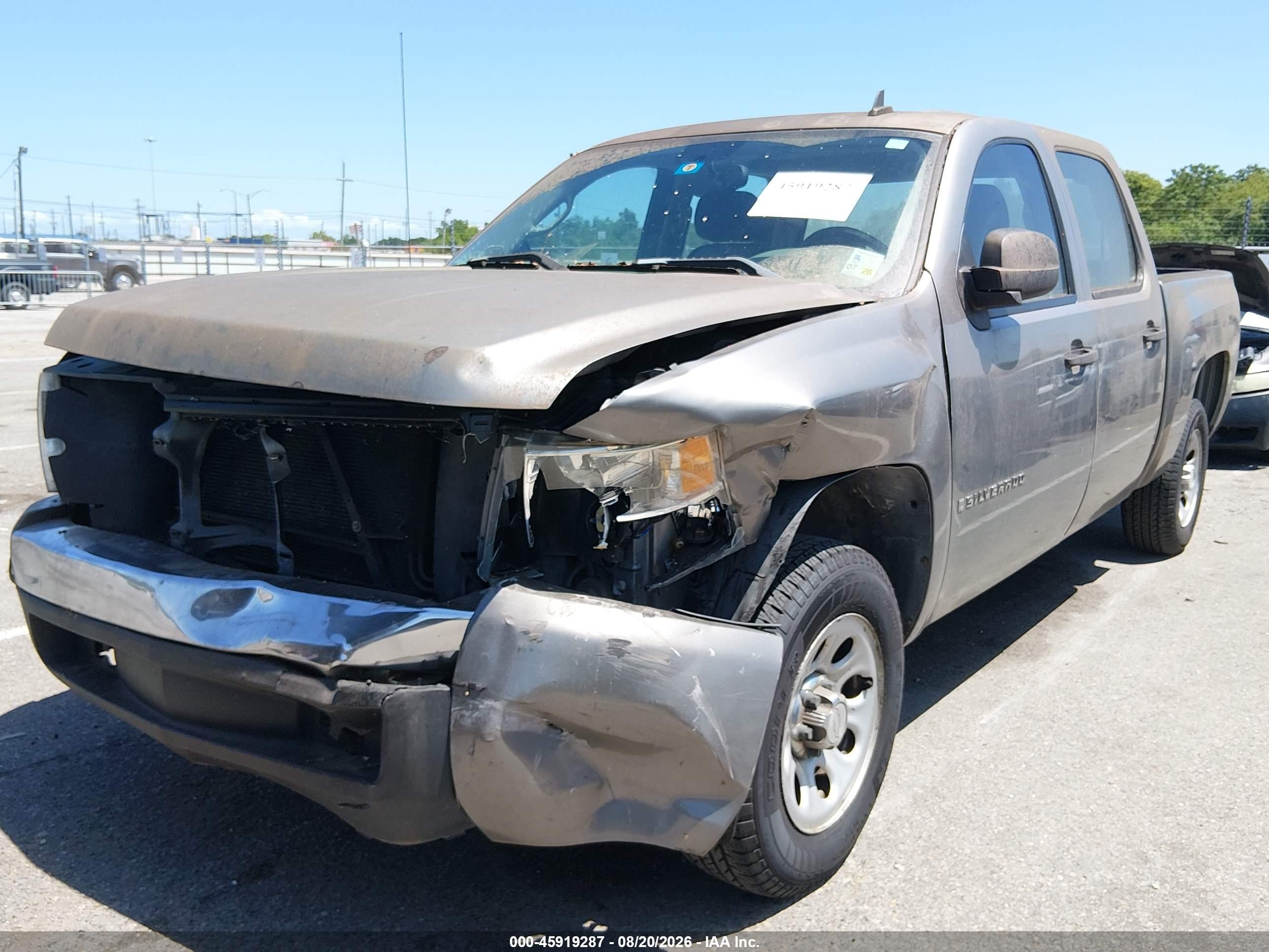 2007 Chevrolet Silverado 1500 Work Truck Gray vin: 2GCEC13C371527957