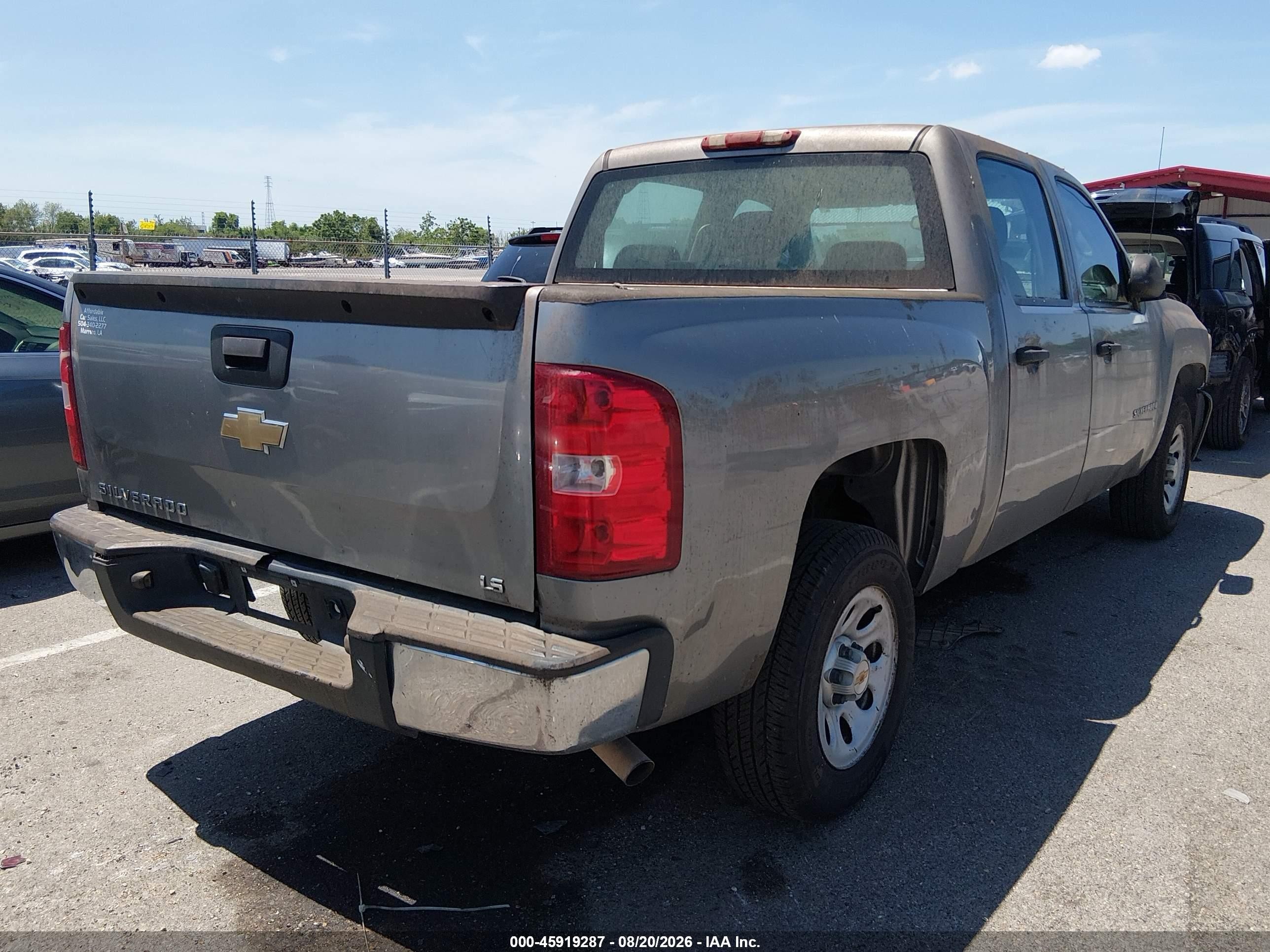 2007 Chevrolet Silverado 1500 Work Truck Gray vin: 2GCEC13C371527957
