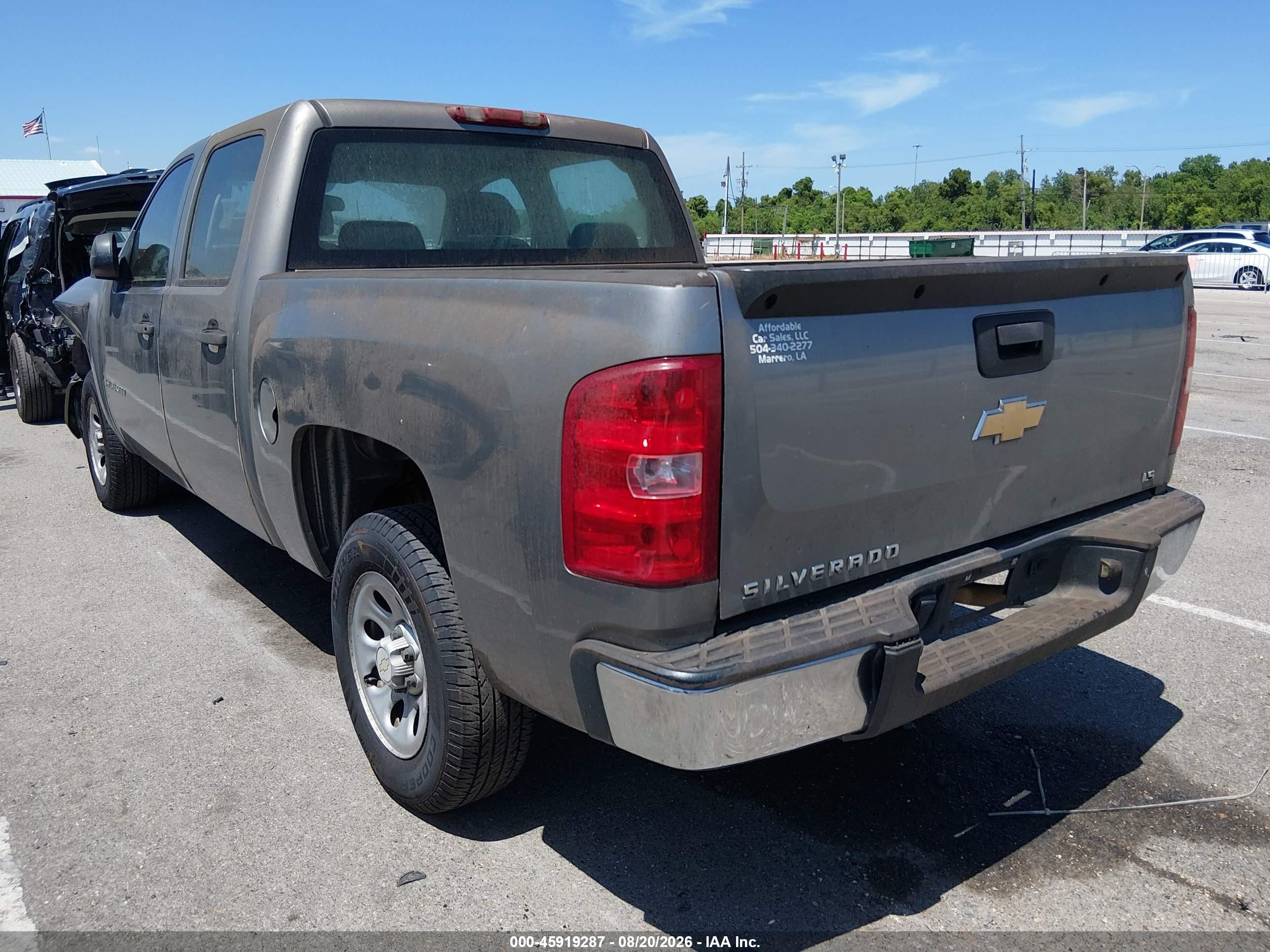2007 Chevrolet Silverado 1500 Work Truck Gray vin: 2GCEC13C371527957