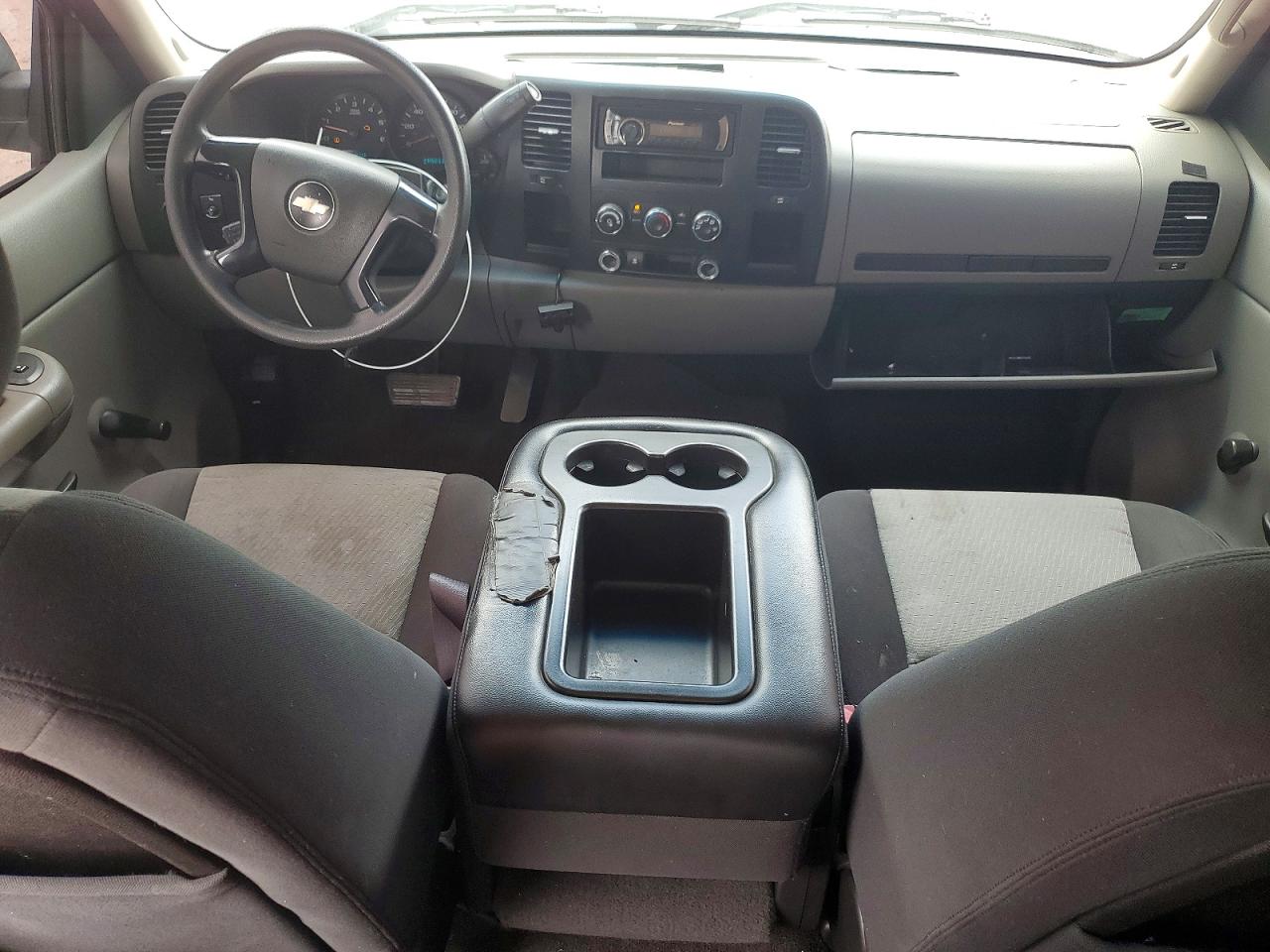 2007 Chevrolet Silverado C1500 Crew Cab Silver vin: 2GCEC13C371596583