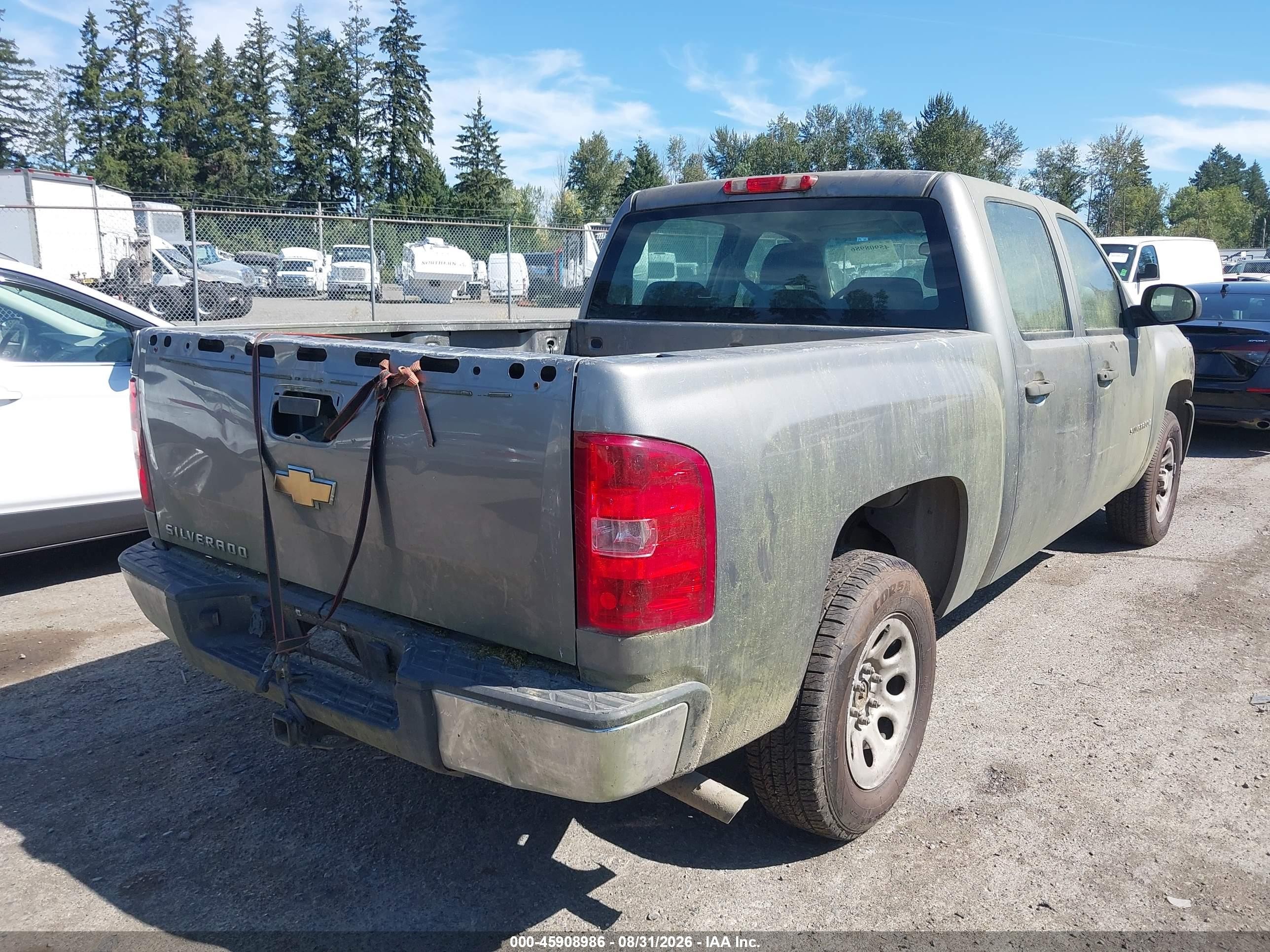 2007 Chevrolet Silverado 1500 Work Truck Gray vin: 2GCEC13C371597331