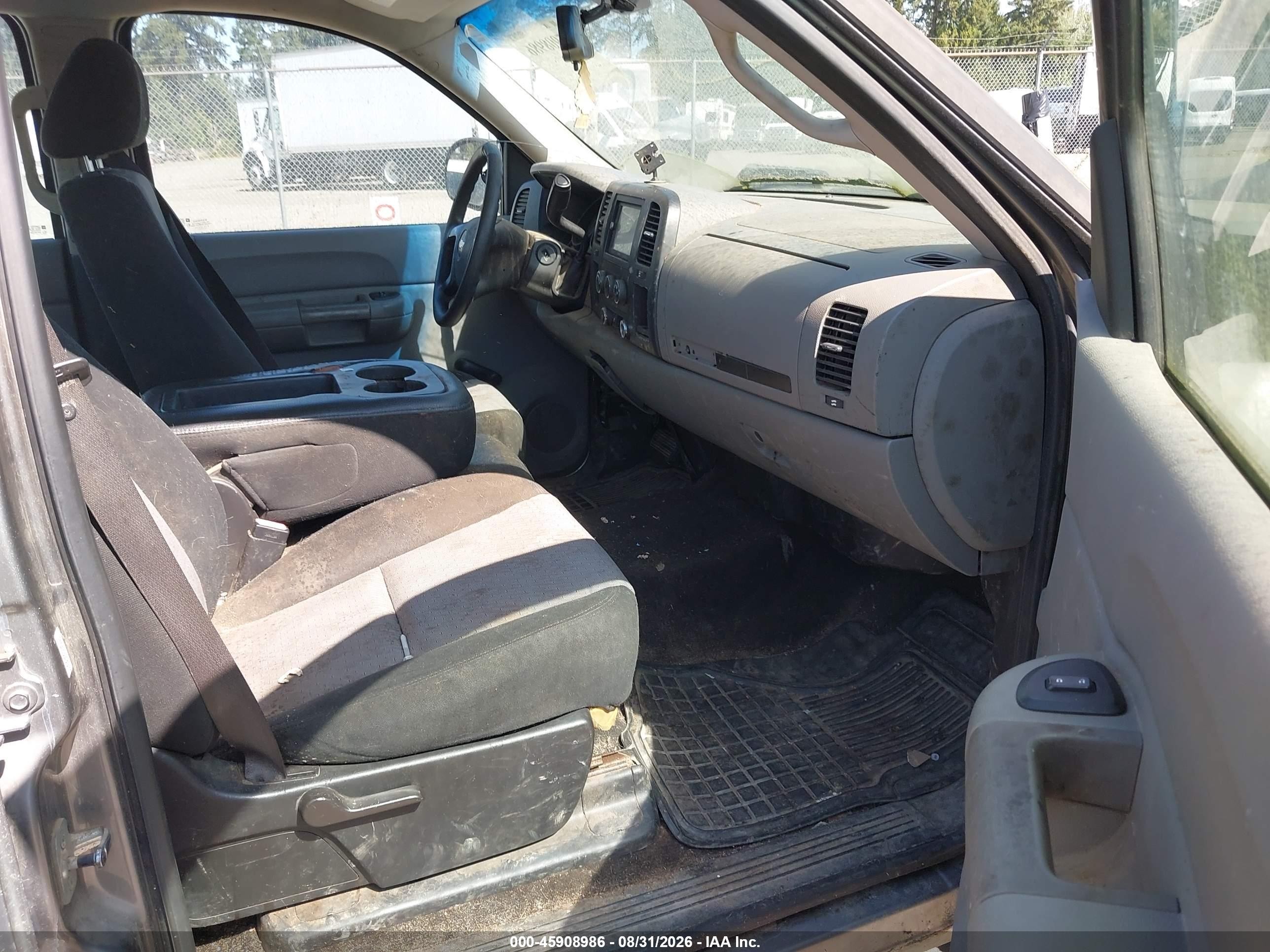 2007 Chevrolet Silverado 1500 Work Truck Gray vin: 2GCEC13C371597331