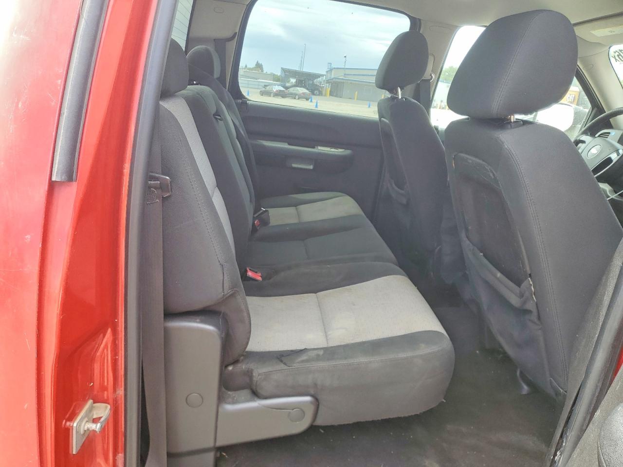 2007 Chevrolet Silverado C1500 Crew Cab Red vin: 2GCEC13C371730122