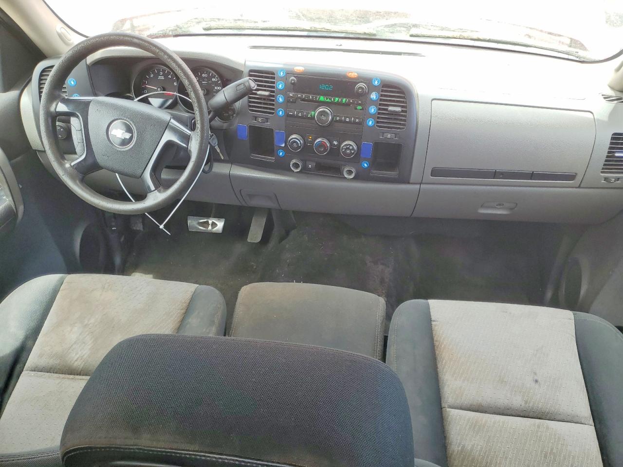 2007 Chevrolet Silverado C1500 Crew Cab Red vin: 2GCEC13C371730122