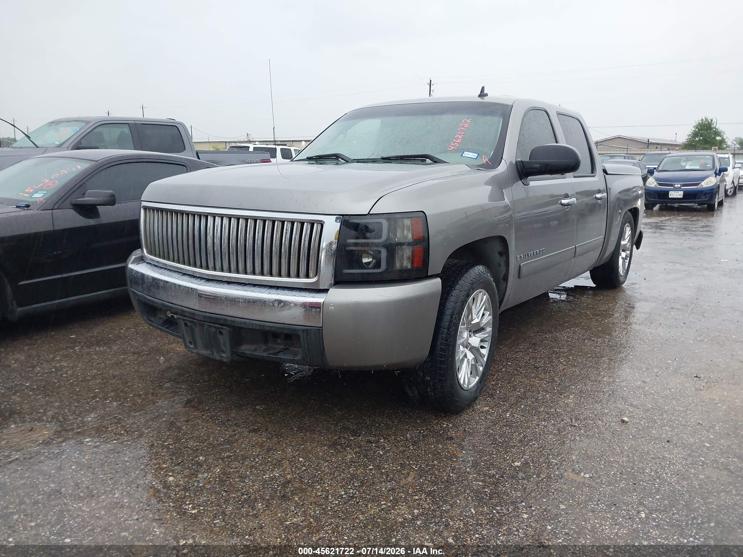 2007 Chevrolet Silverado 1500 Ls Gray vin: 2GCEC13C471702863