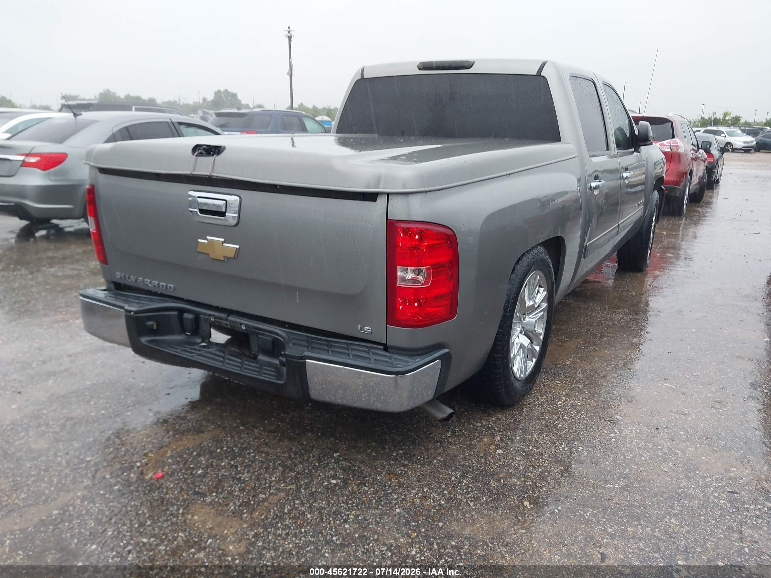 2007 Chevrolet Silverado 1500 Ls Gray vin: 2GCEC13C471702863