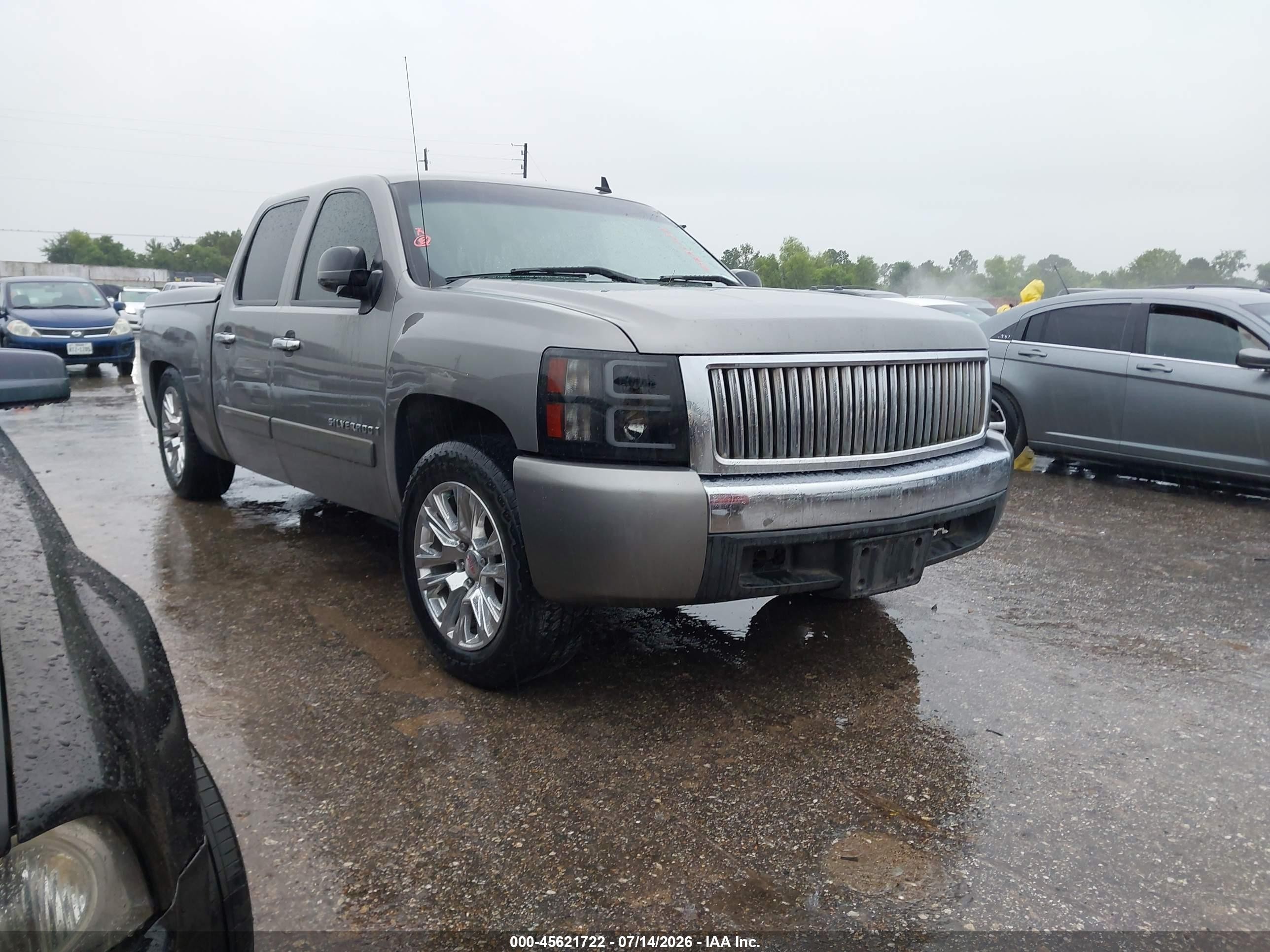 2007 Chevrolet Silverado 1500 Ls Gray vin: 2GCEC13C471702863