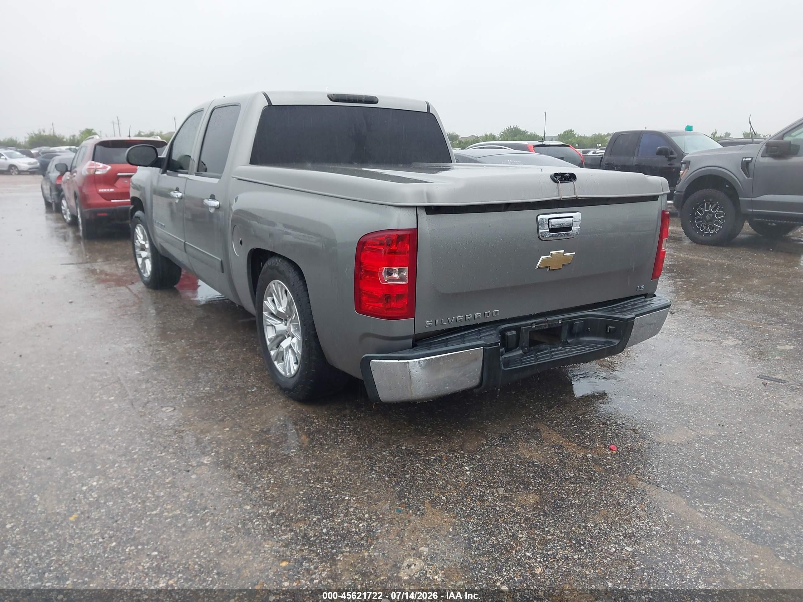 2007 Chevrolet Silverado 1500 Ls Gray vin: 2GCEC13C471702863