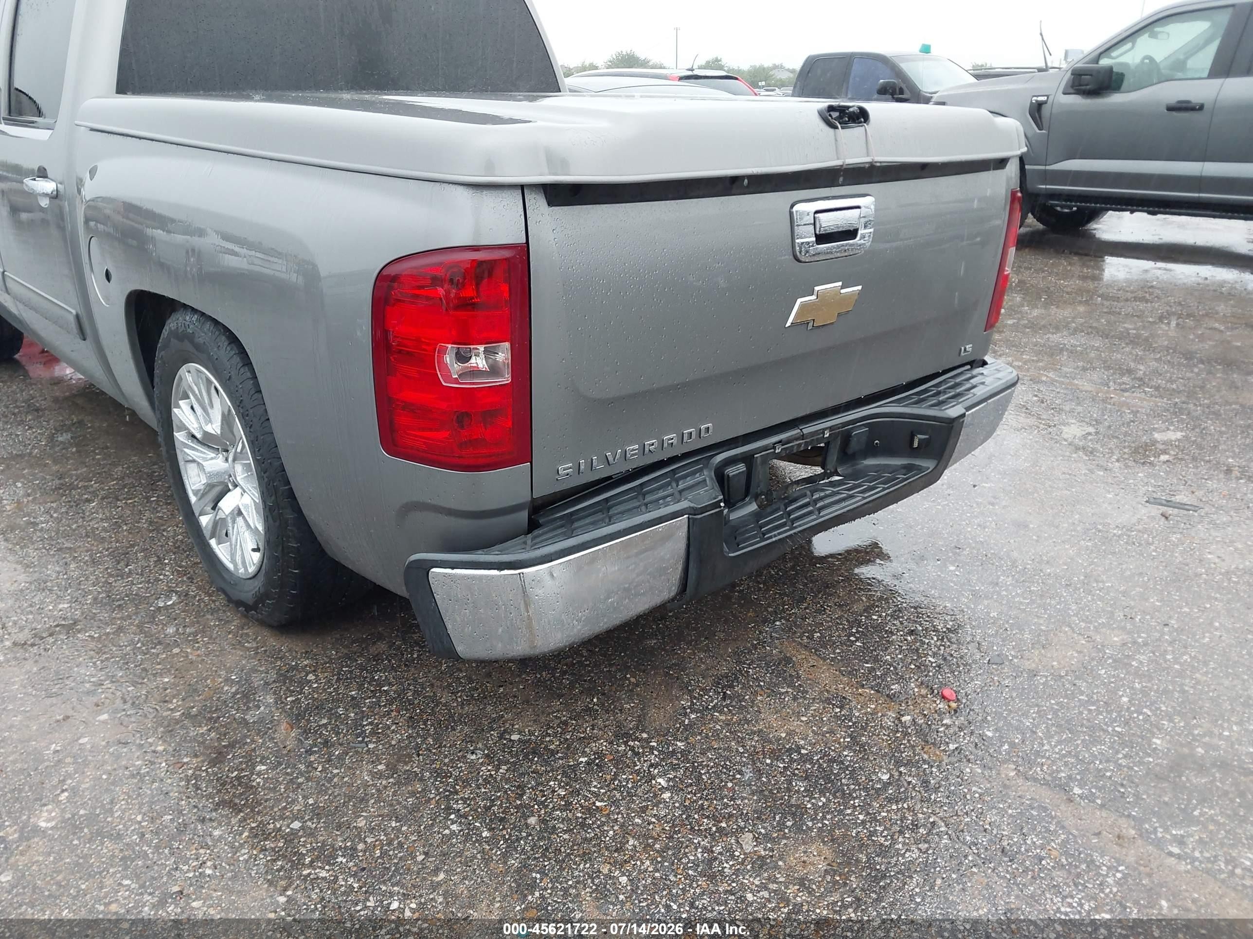 2007 Chevrolet Silverado 1500 Ls Gray vin: 2GCEC13C471702863