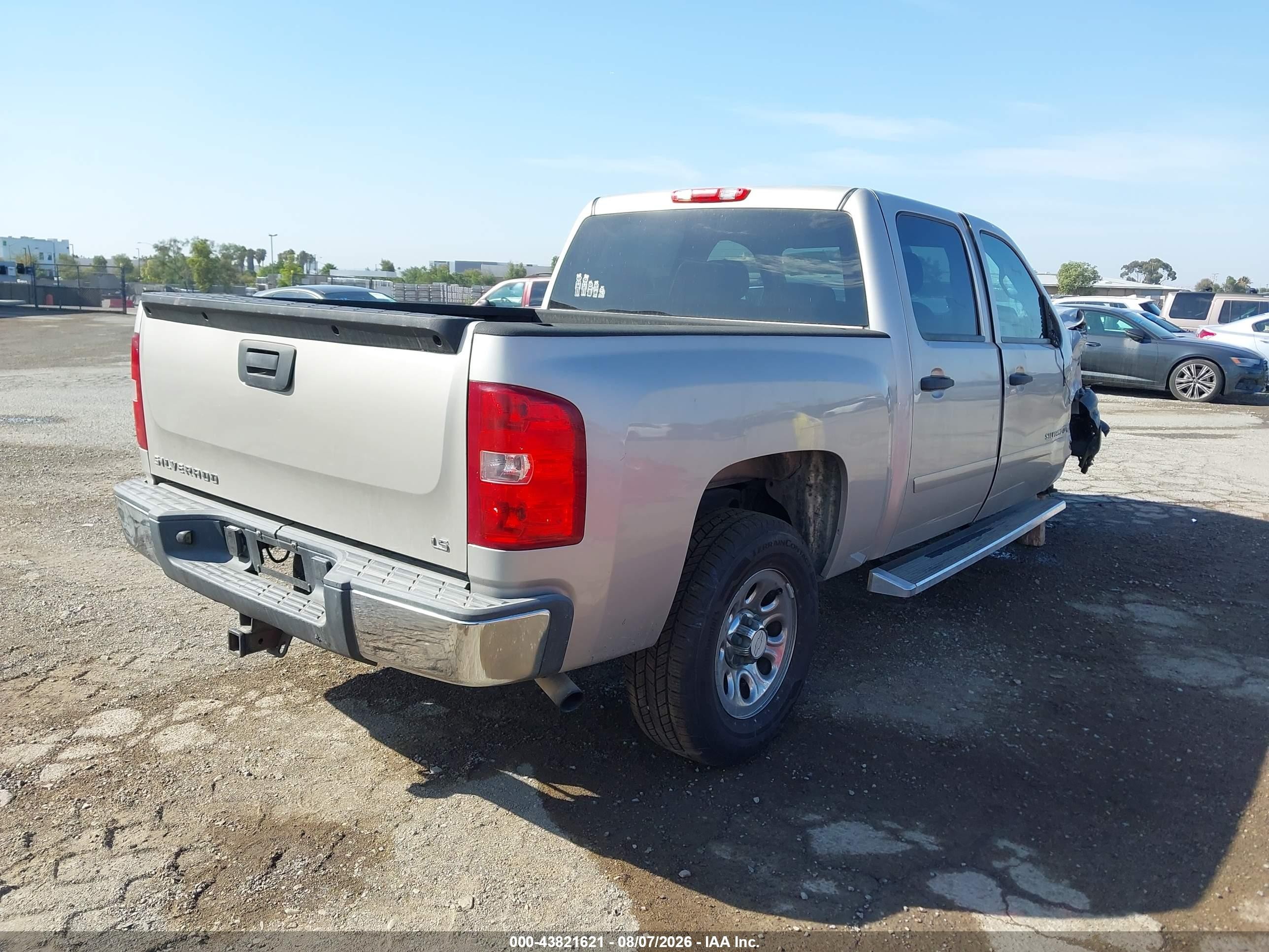 2007 Chevrolet Silverado 1500 Ls Серебряный vin: 2GCEC13C471718464